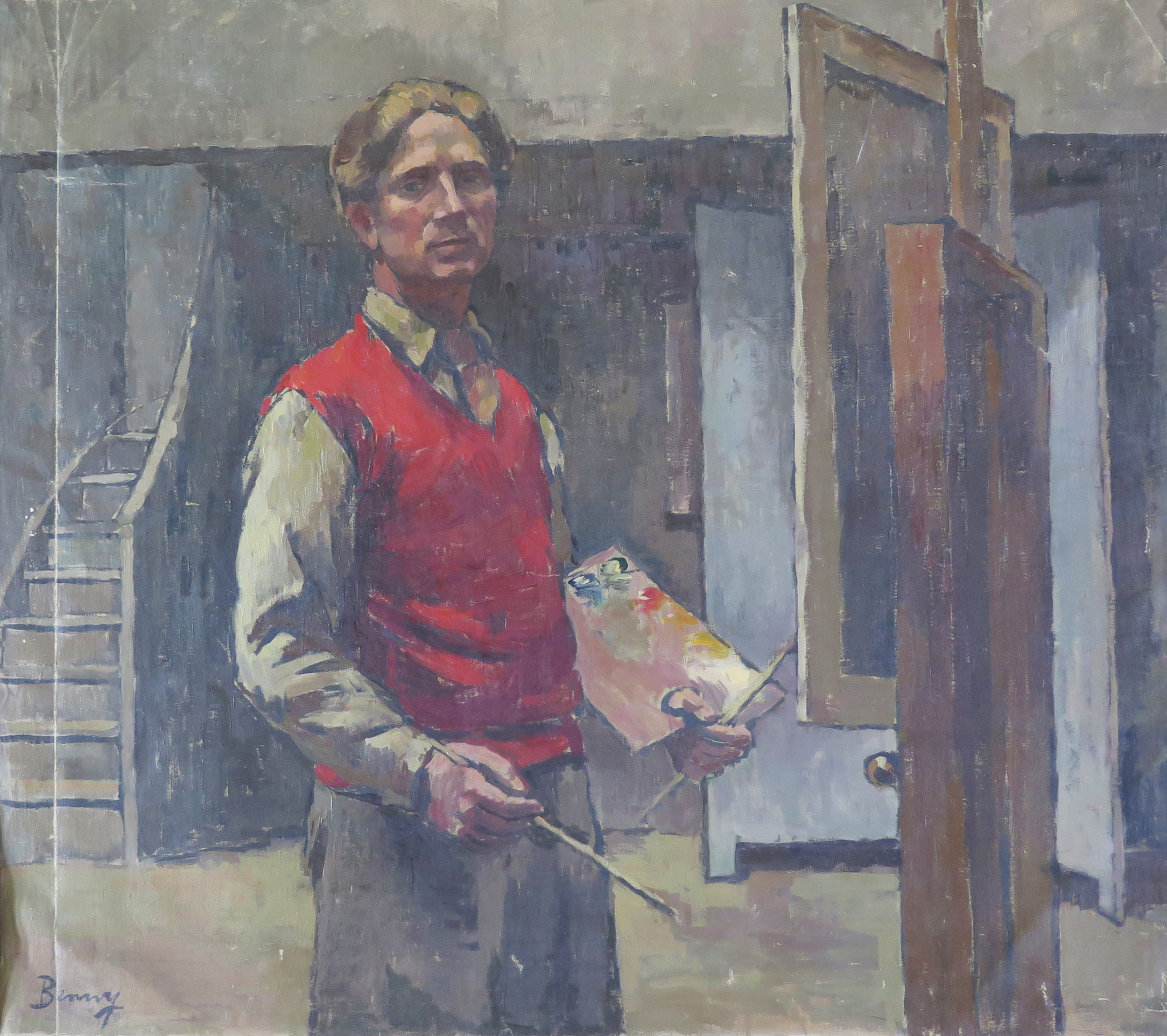 Benny in his studio in Amicisvej