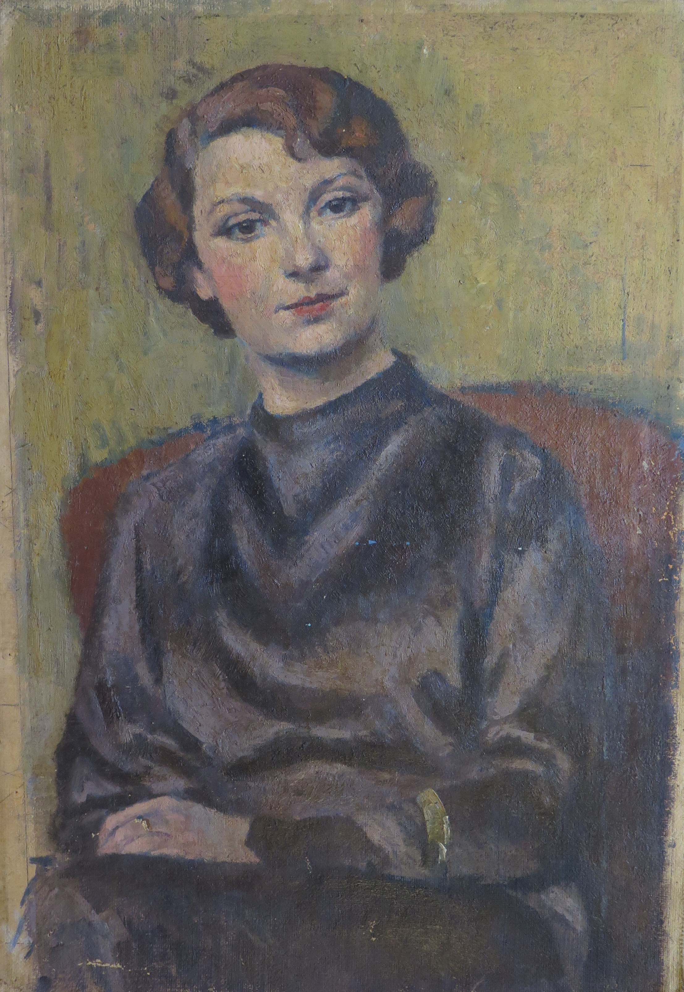 Brown haired woman