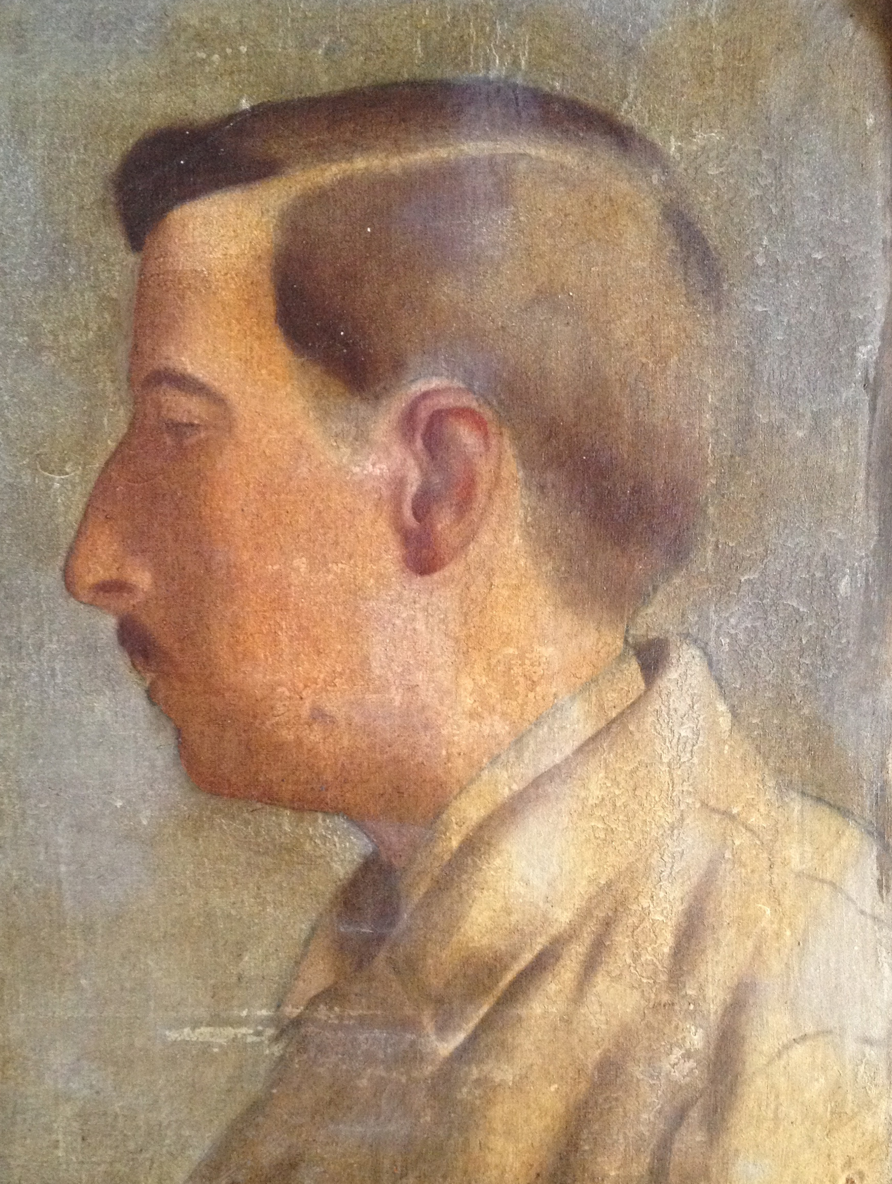 Man in profile