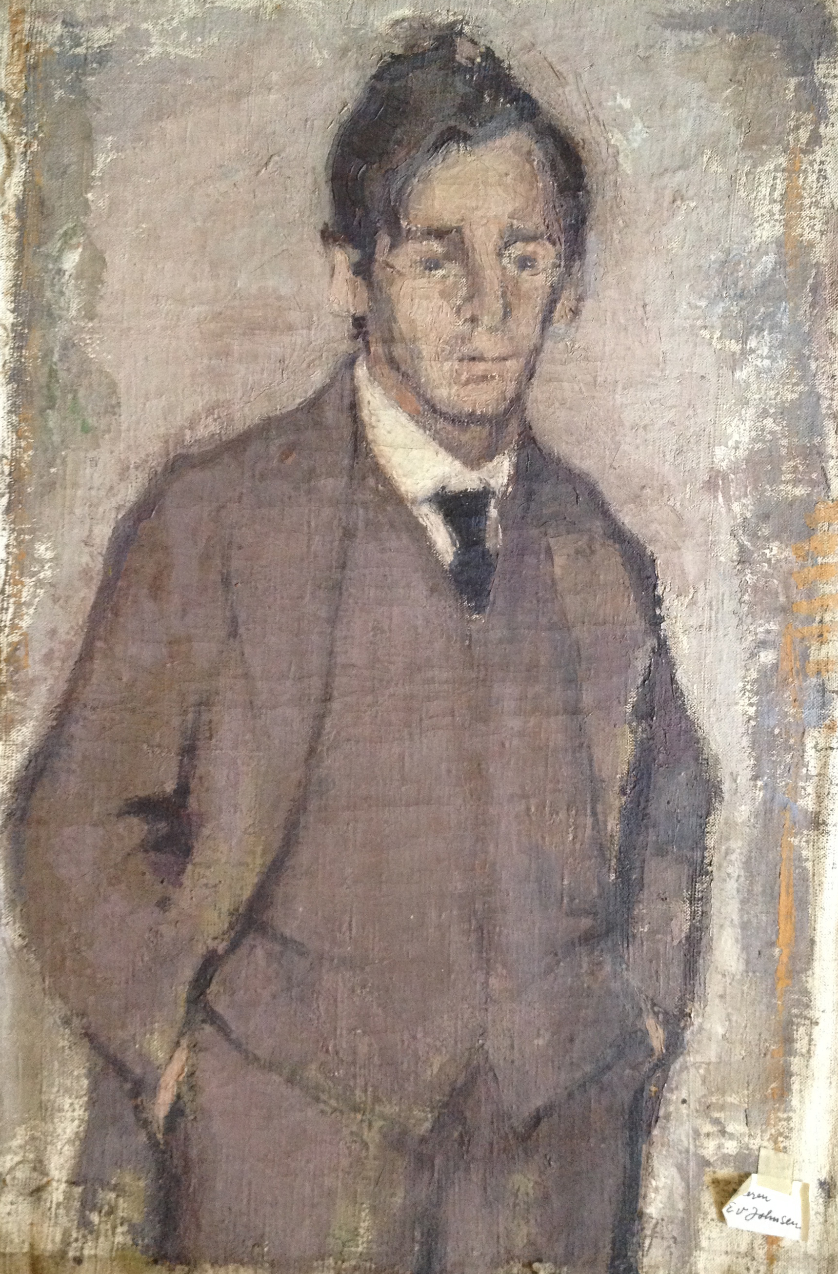 The painter E.V. Johnsen