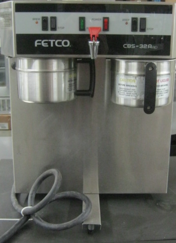 Fetco CBS-32Aap Dual commercial coffee brewer maker Stainless Steel 