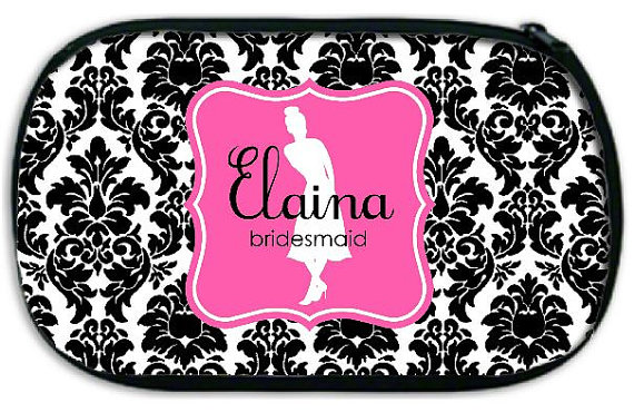 A perfect gift for your bridesmaids to carry their makeup in on the wedding day, and even every day after that! You can even fill the bags with makeup products for the girls to use on the big day! I’ve linked here multiple makeup bags to choose from on Etsy. You can pick one style for everyone, or pick and choose bags for each girls certain style! 
