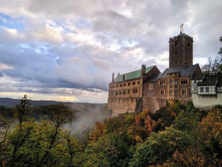 Wartburg Castle in Autumn. Credit: Imogen Thirlwall