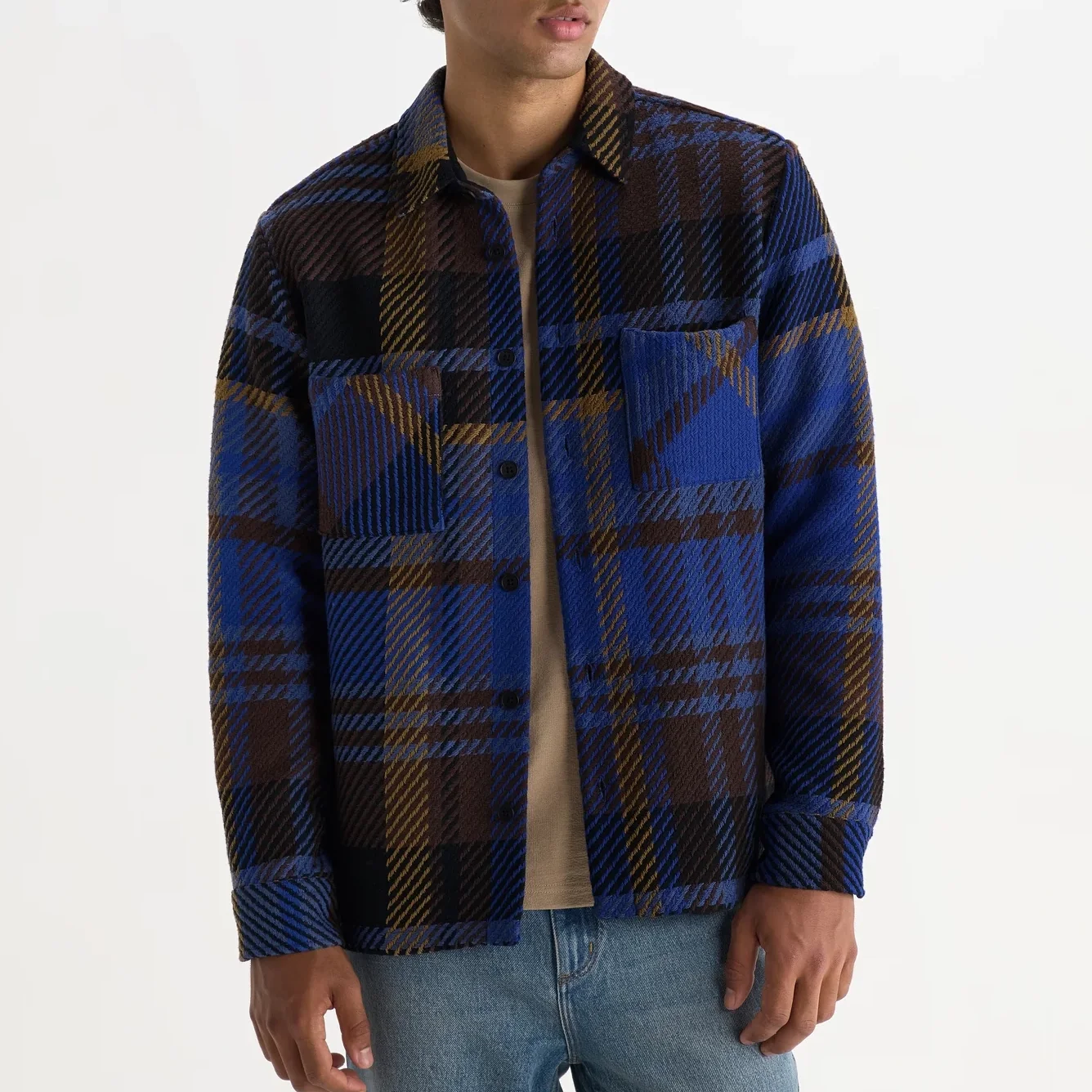 Wax_London_Whiting_Overshirt_Bold_Check_Blue_Brown_2a.webp