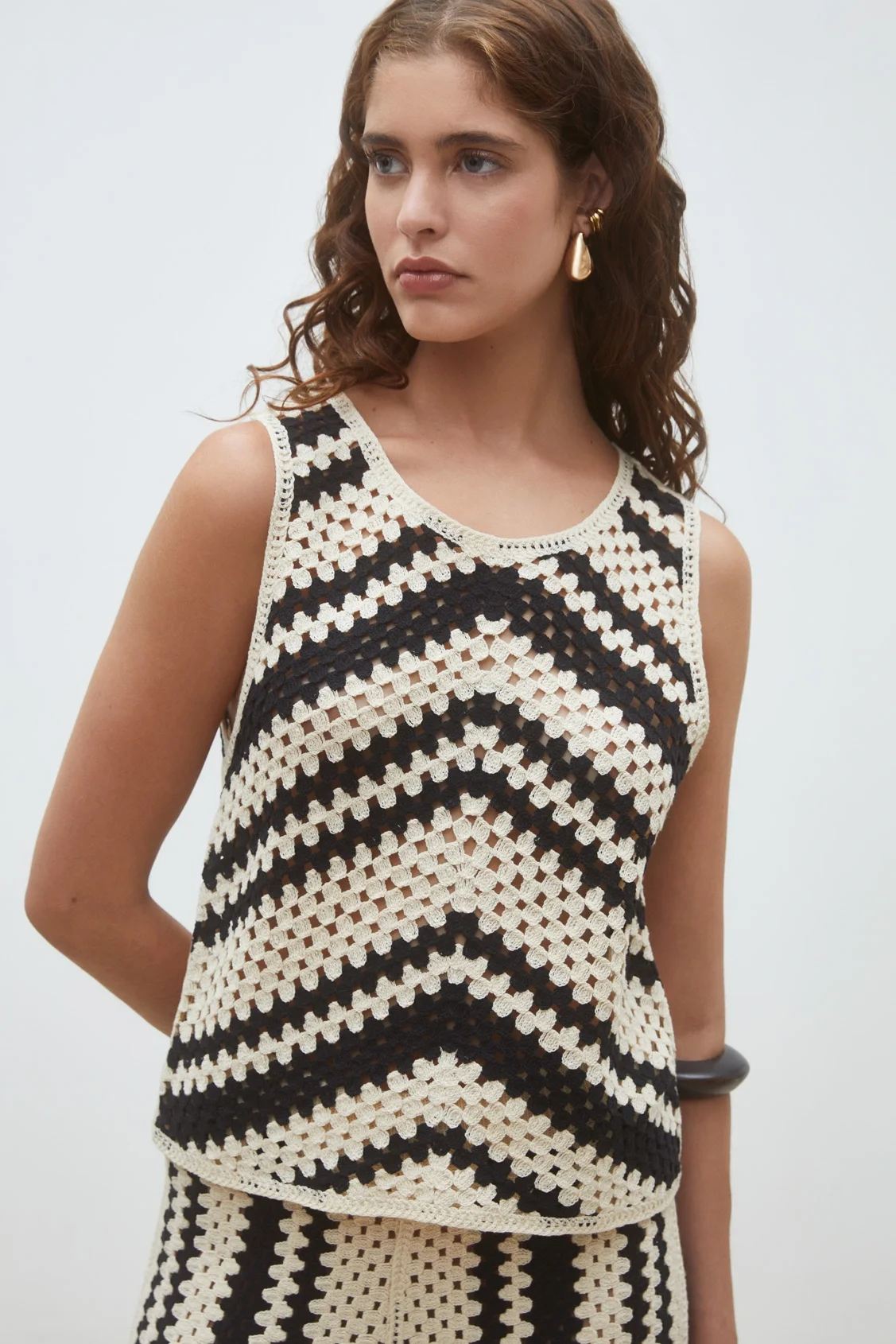 Suncoo_Pissaro_Crochet_Knit_Top_Cream_Black_Stripes_Chevron_2.webp