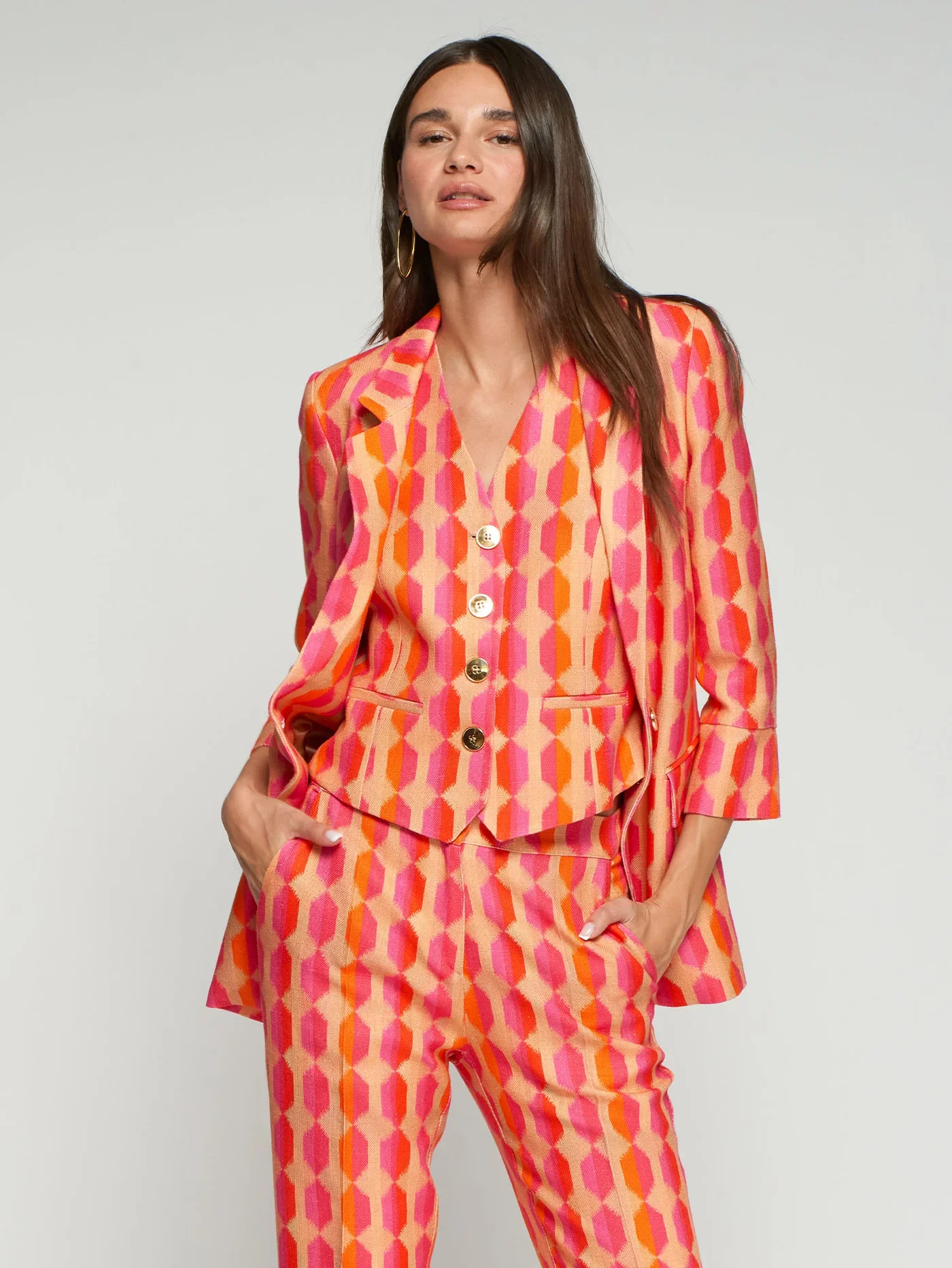 Vilagallo_Pant_Ikat_Rosa_Pink_Orange_2.webp