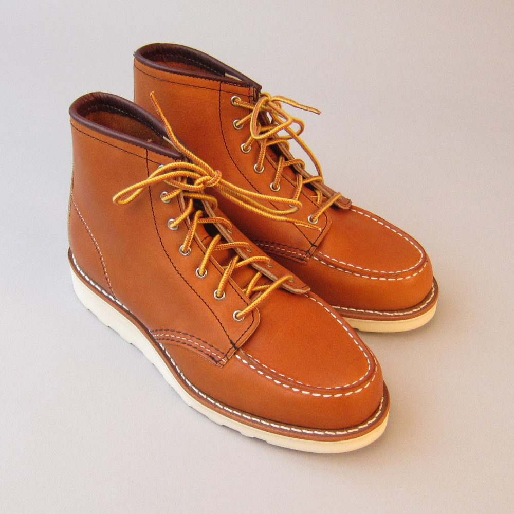 Red Wing 6 Classic Moc Toe Boot In Oro Legacy Leather in Brown