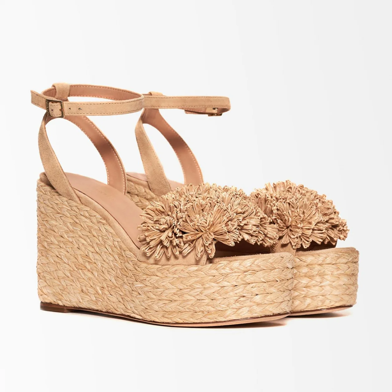 jute platform sandals