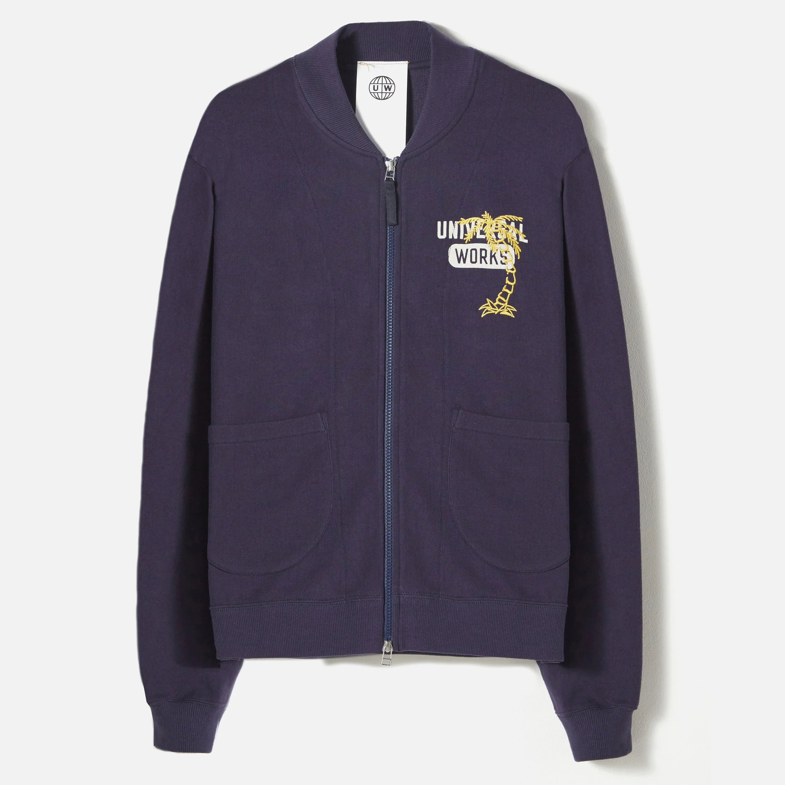 20189_Universal_Works_No_Bad_Days_Carbis_Zip_Jacket_Sweatshirt_Navy_Loopback_2.jpg