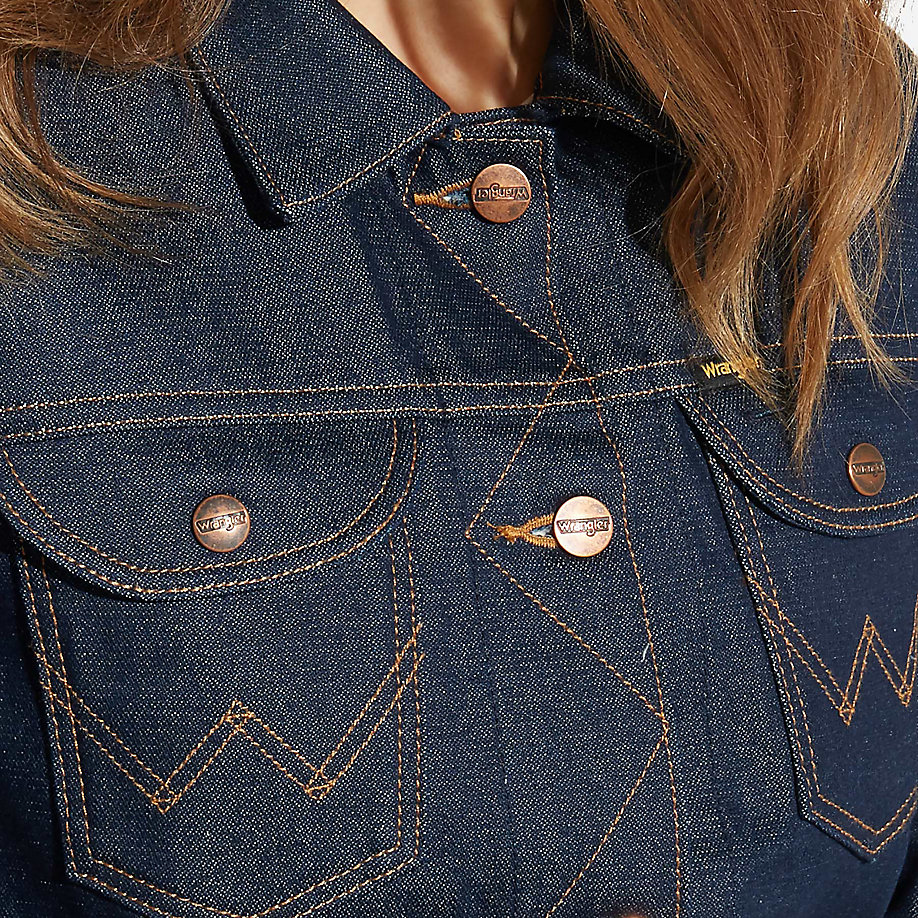 wrangler western denim jacket