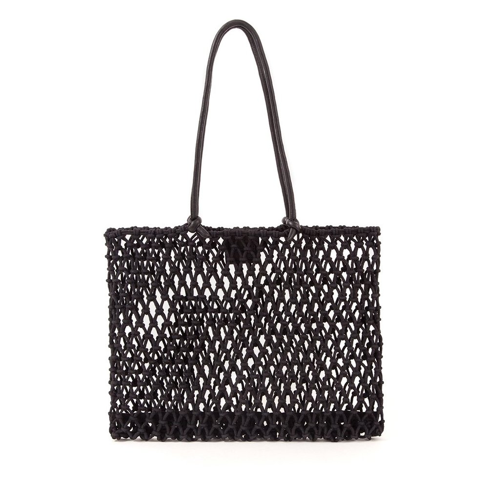 Clare V. Woven Leather Tote Bag - Black Totes, Handbags - W2436622