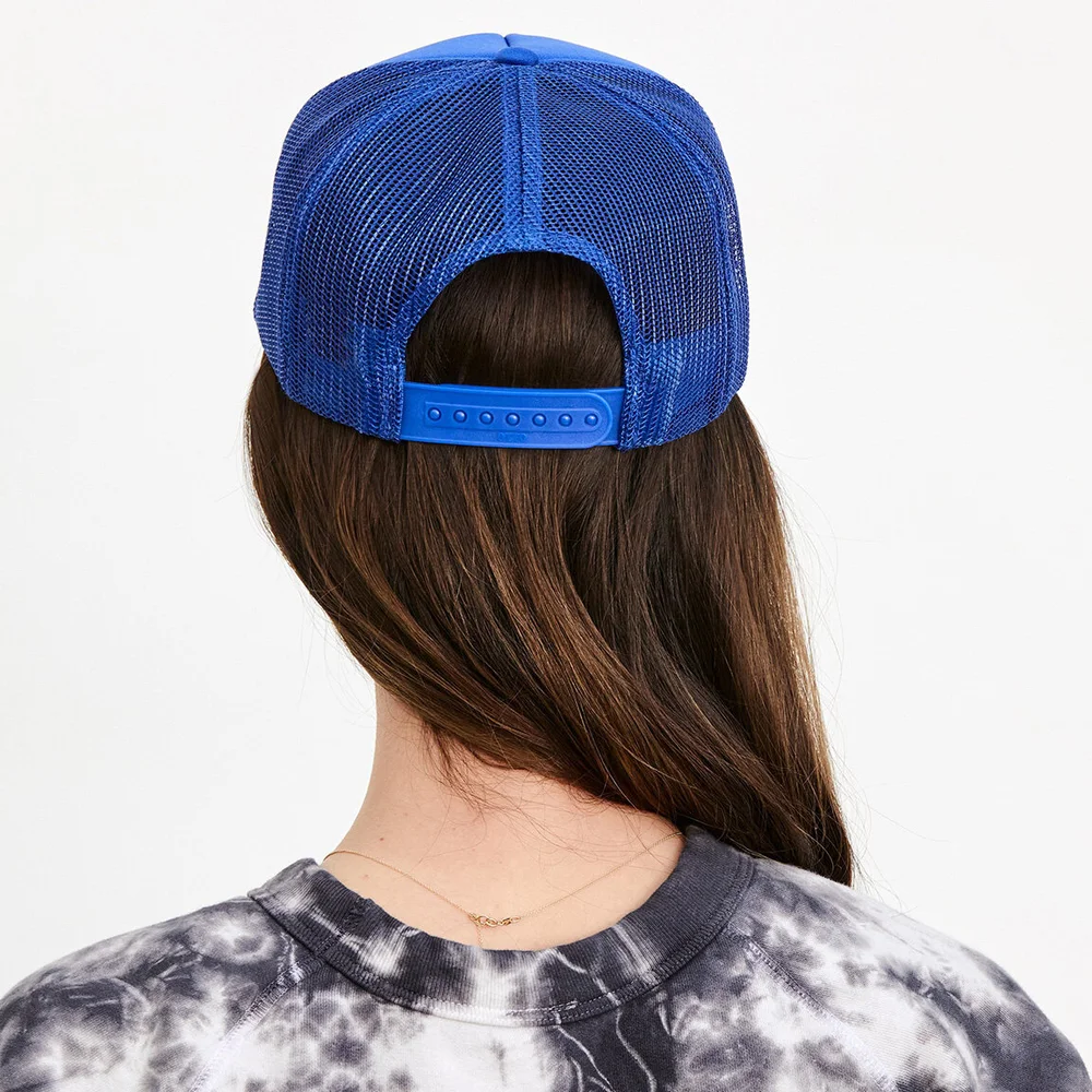 Clare V X Left on Friday collab TRUCKER HAT $50 NWT  Cobalt Le Weekend Clare V | Accessories | Clare V Ciao Trucker Hat New Without  main image 3