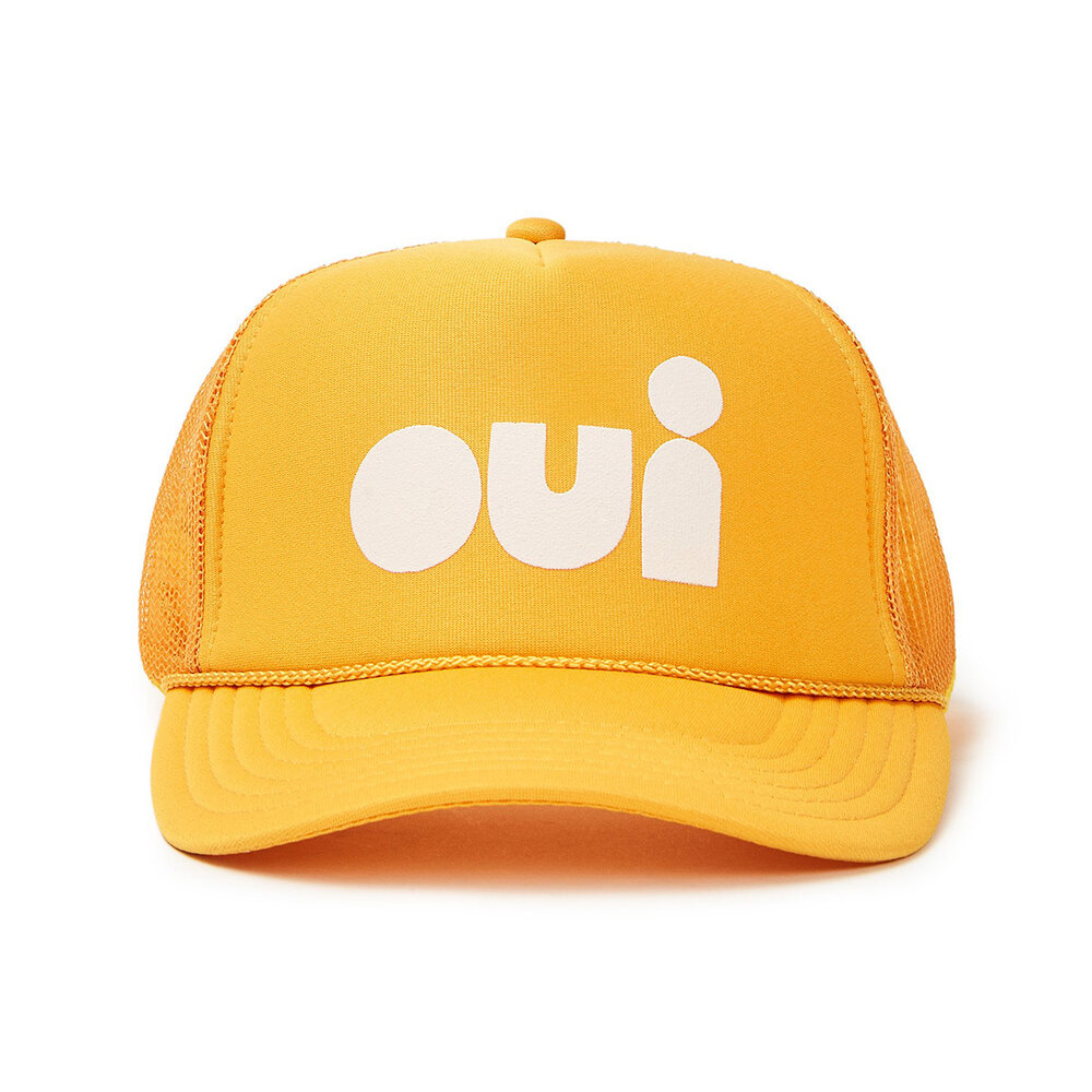 Clare V Baseball Hat - Green w/ Cream, Oui – The Find