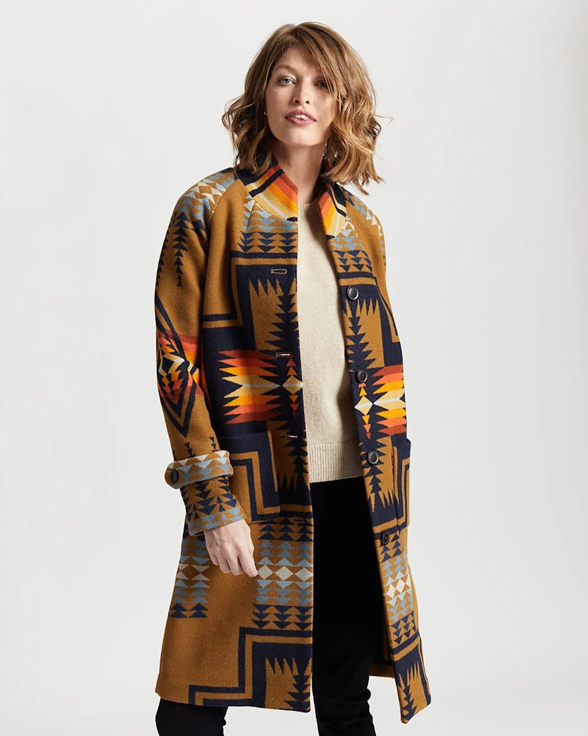 Pendleton Harding Archive Blanket Coat Bronze — Aggregate Supply