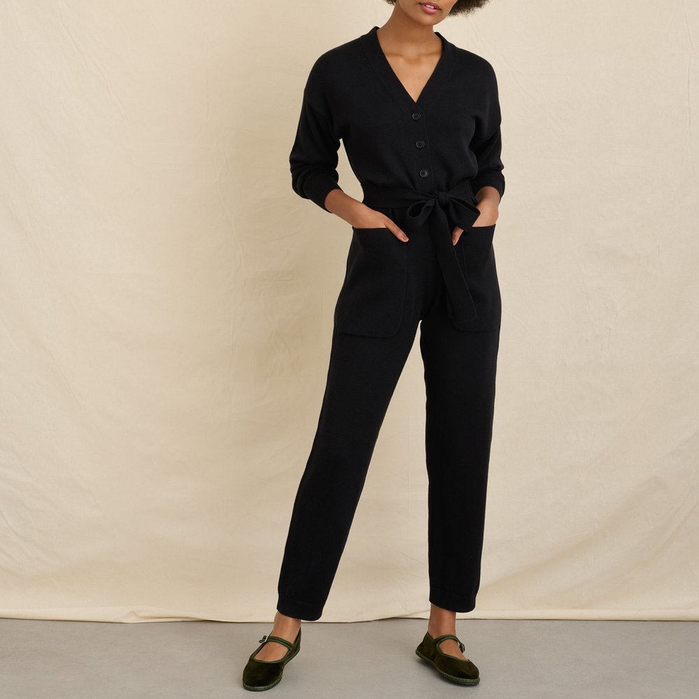 Alex Mill Sweater Jumpsuit Black Aggregate Supply
