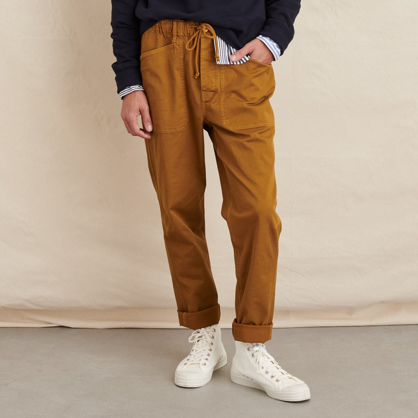 Alex Mill Pull-On Button Fly Pant Golden Khaki — Aggregate Supply