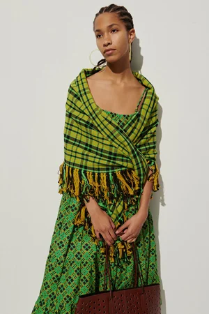 Rachel Comey Hera Blanket Green Multi Picnic Weave — Aggregate Supply