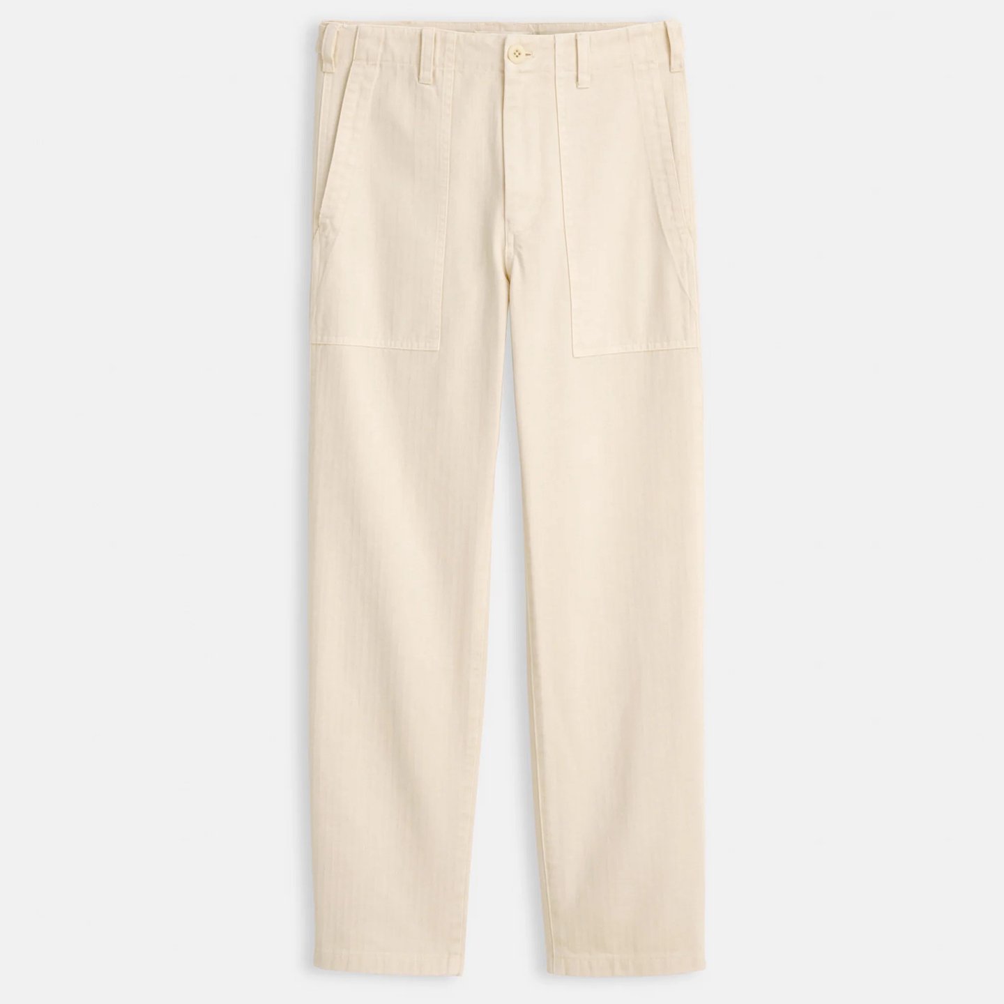 Alex Mill Neil Utility Pants Ecru Herringbone — Aggregate Supply