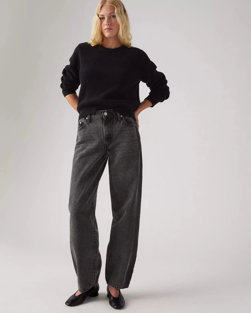 Levi's Baggy Dad Satin Spats — Aggregate Supply