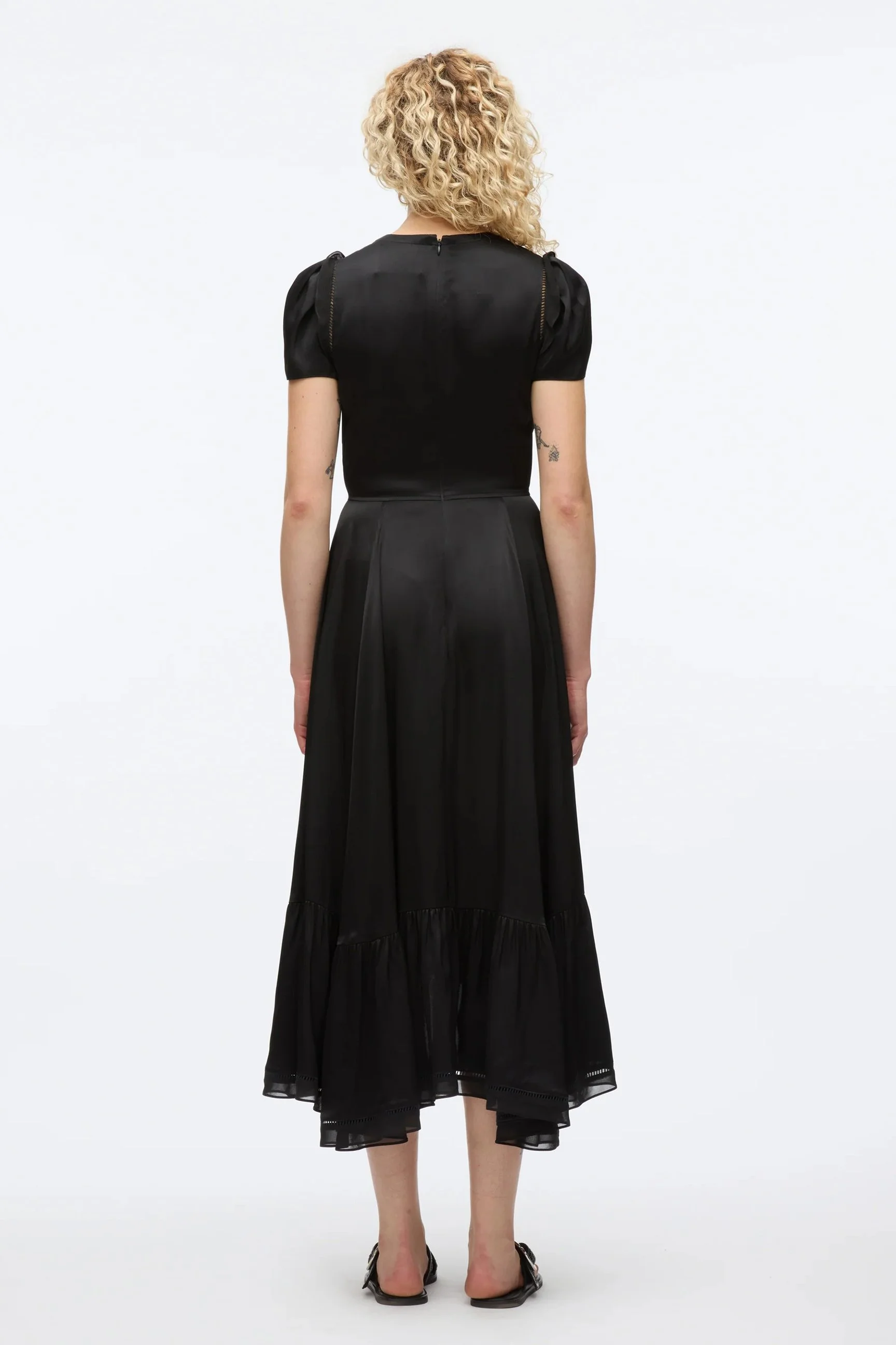3.1 Phillip Lim Soft Tulip Dress Black — Aggregate Supply