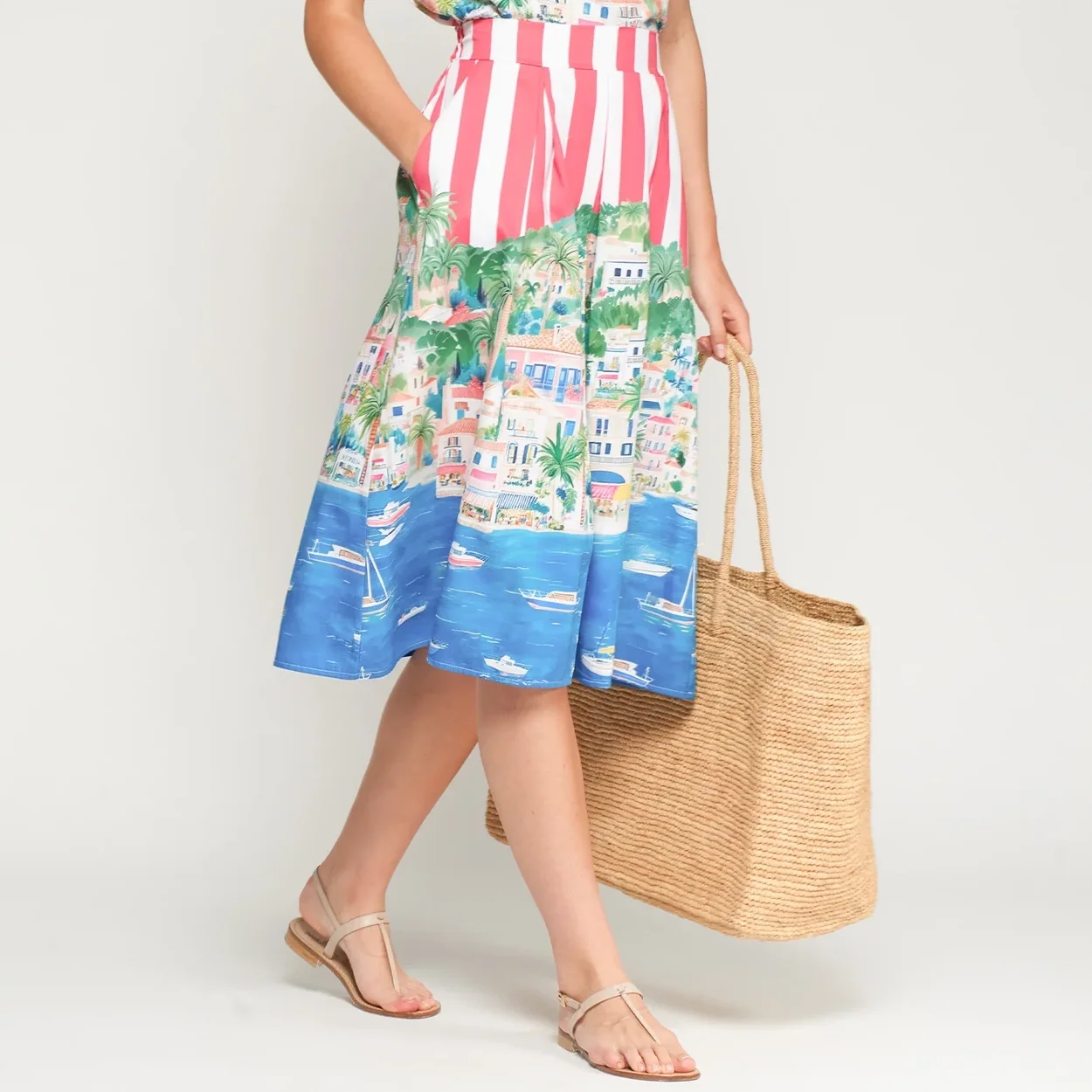Vilagallo_Banus_Print_Stripe_Rayas_Skirt_Stripes_Tropical_Falda_1a.webp
