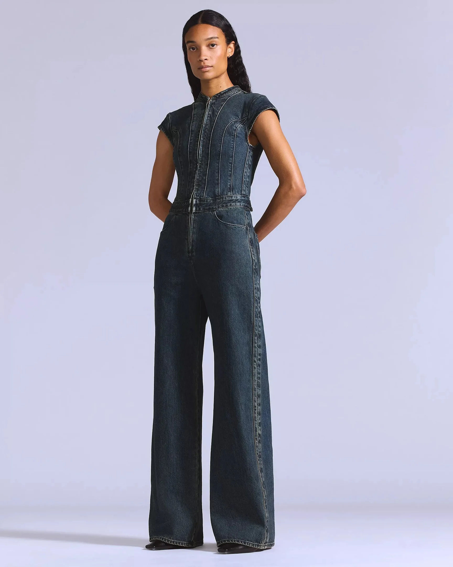 Levi's Blue Tab Denim Jumpsuit Black Pearl — Aggregate Supply