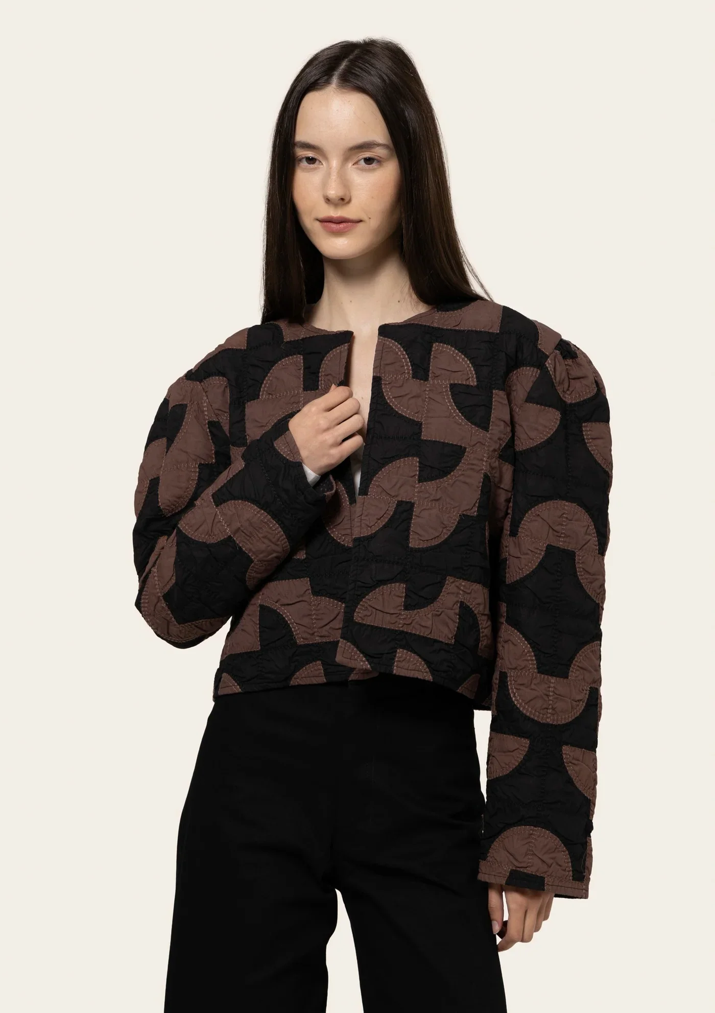 Bel_Kazan_Gloria_Quilted_Jacket_Brown_Black_Geometric_2.webp