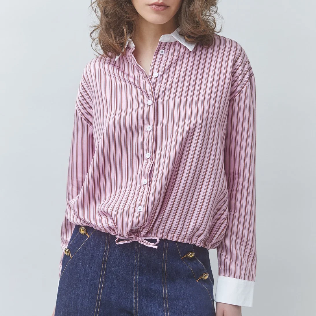 Suncoo_Lake_Two_Tone_Striped_Shirt_Blouse_Rose_Pink_2a.jpg