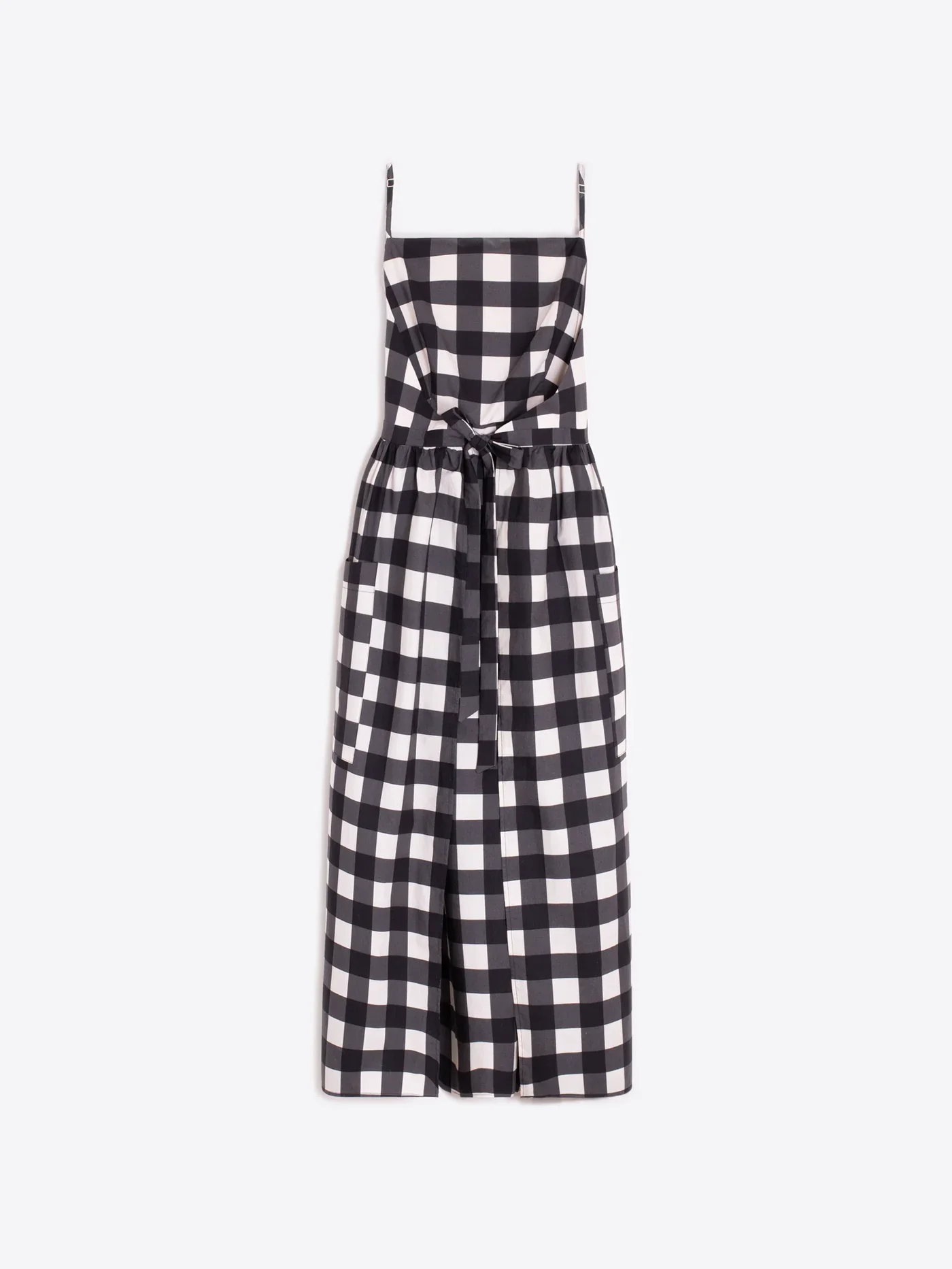 Vilagallo_Long_Midi_Dress_Black_White_Gingham_Vichy_Check_4.webp
