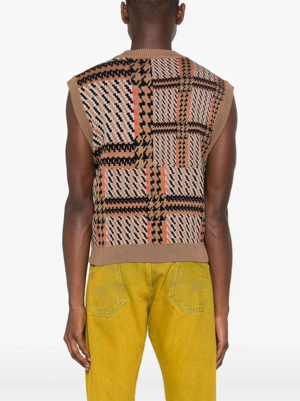 Henrik_Vibskov_Dusk_Knitted_Vest_Orange_Mixed_Checks_7.jpeg
