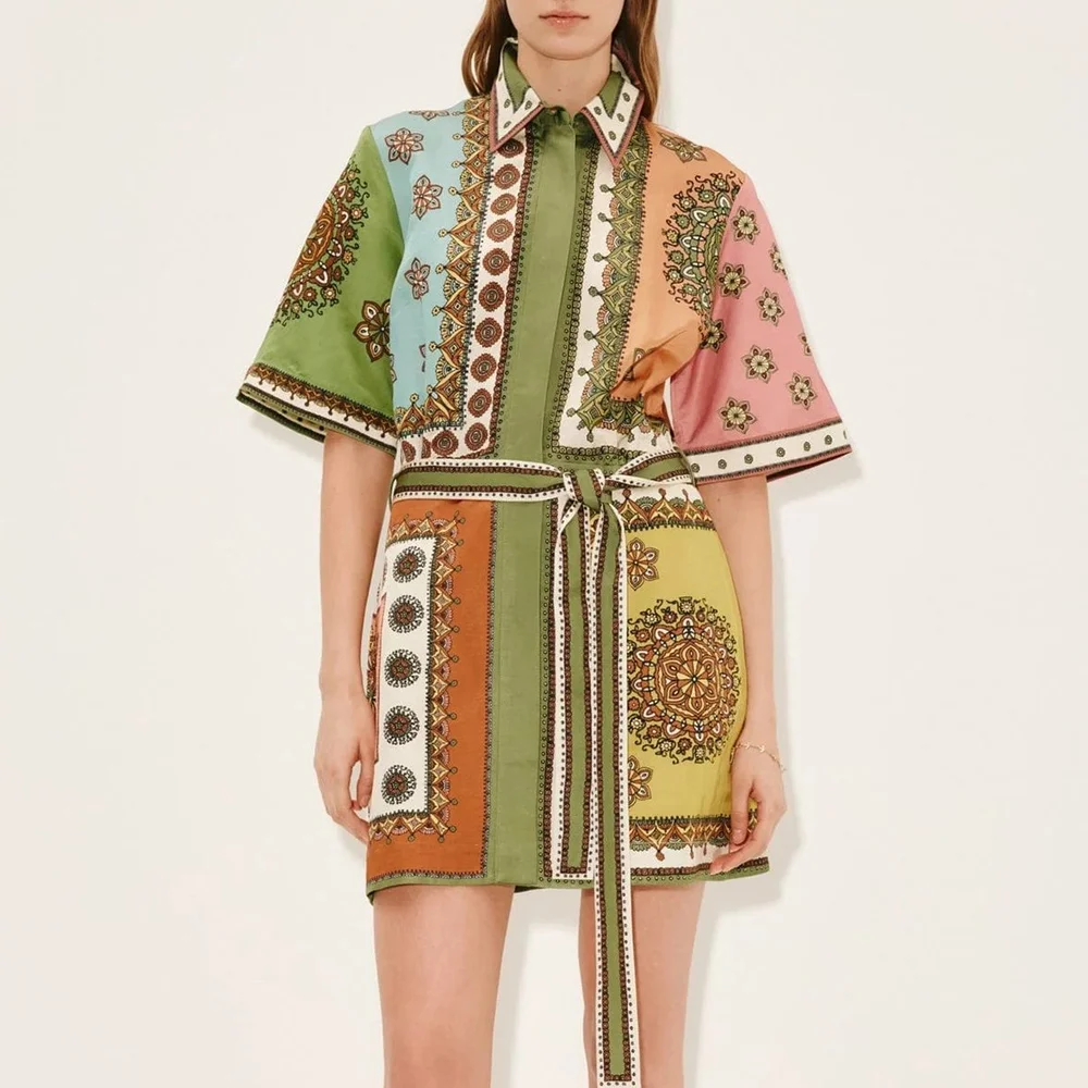 Almais Contina Mini Dress Multi Aggregate Supply Almais Contina Mini Dress Multi Aggregate Supply