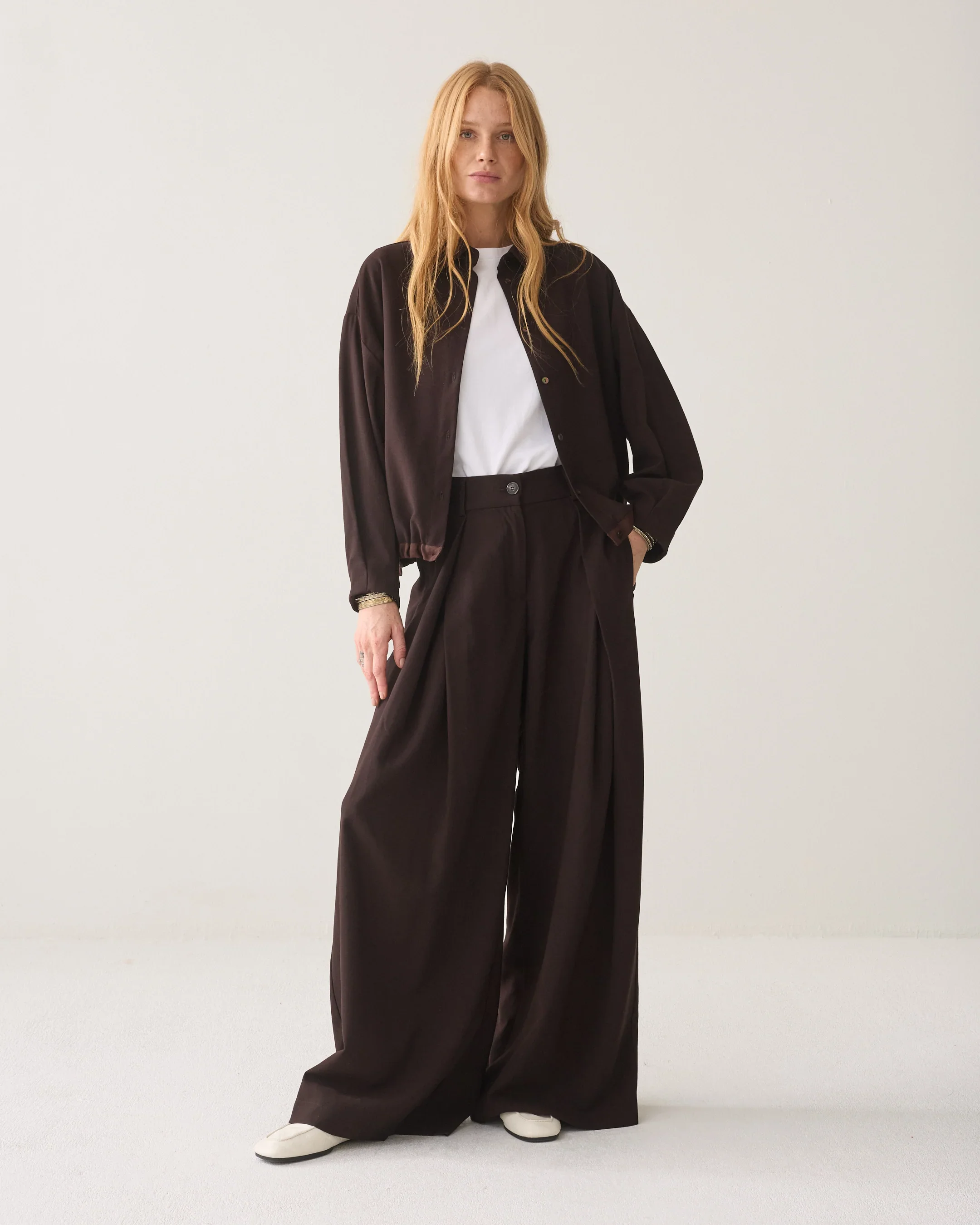 Summum_Blouse_with_Drawstring_Chocolate_Brown_Viscose_Twill_2.webp