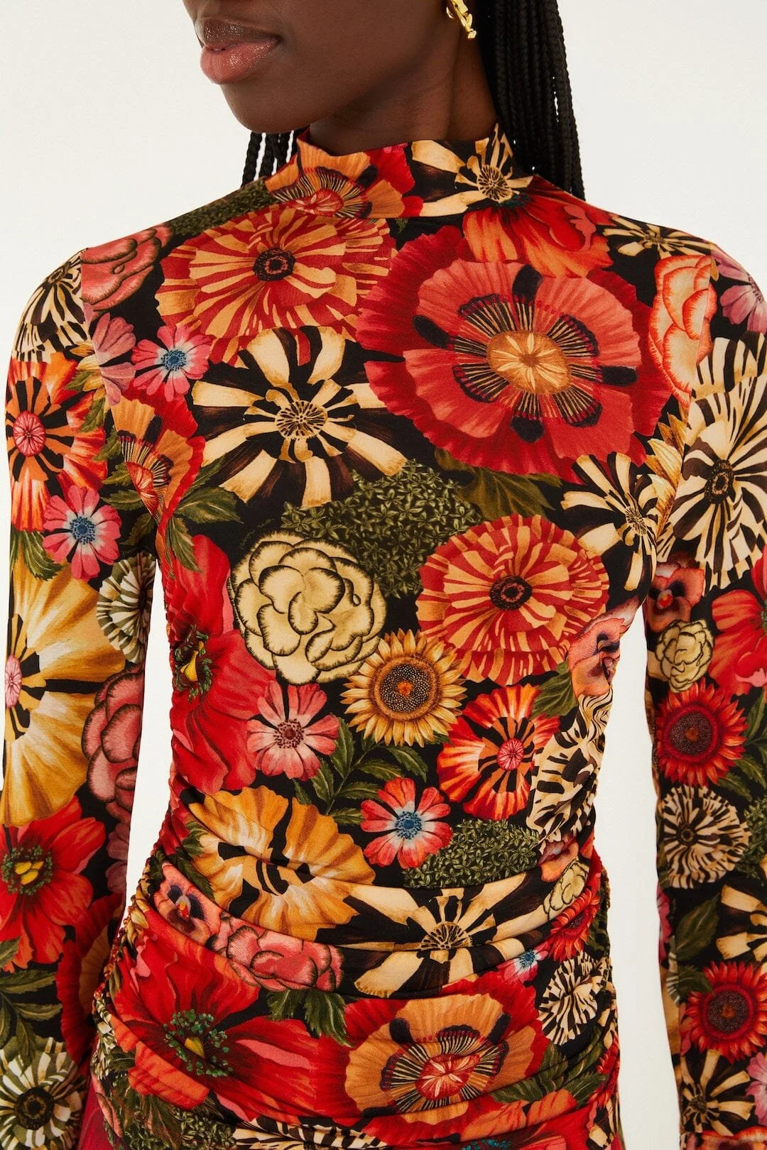350195_Farm_Rio_Black_Flowershop_Ruched_Waist_Jersey_Top_Blouse_2.jpg