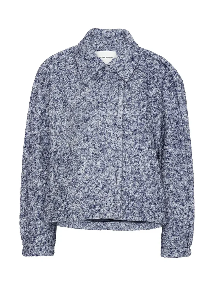 Henrik Vibskov Relaxed Dartbi Jacket Blue Pebbles — Aggregate Supply