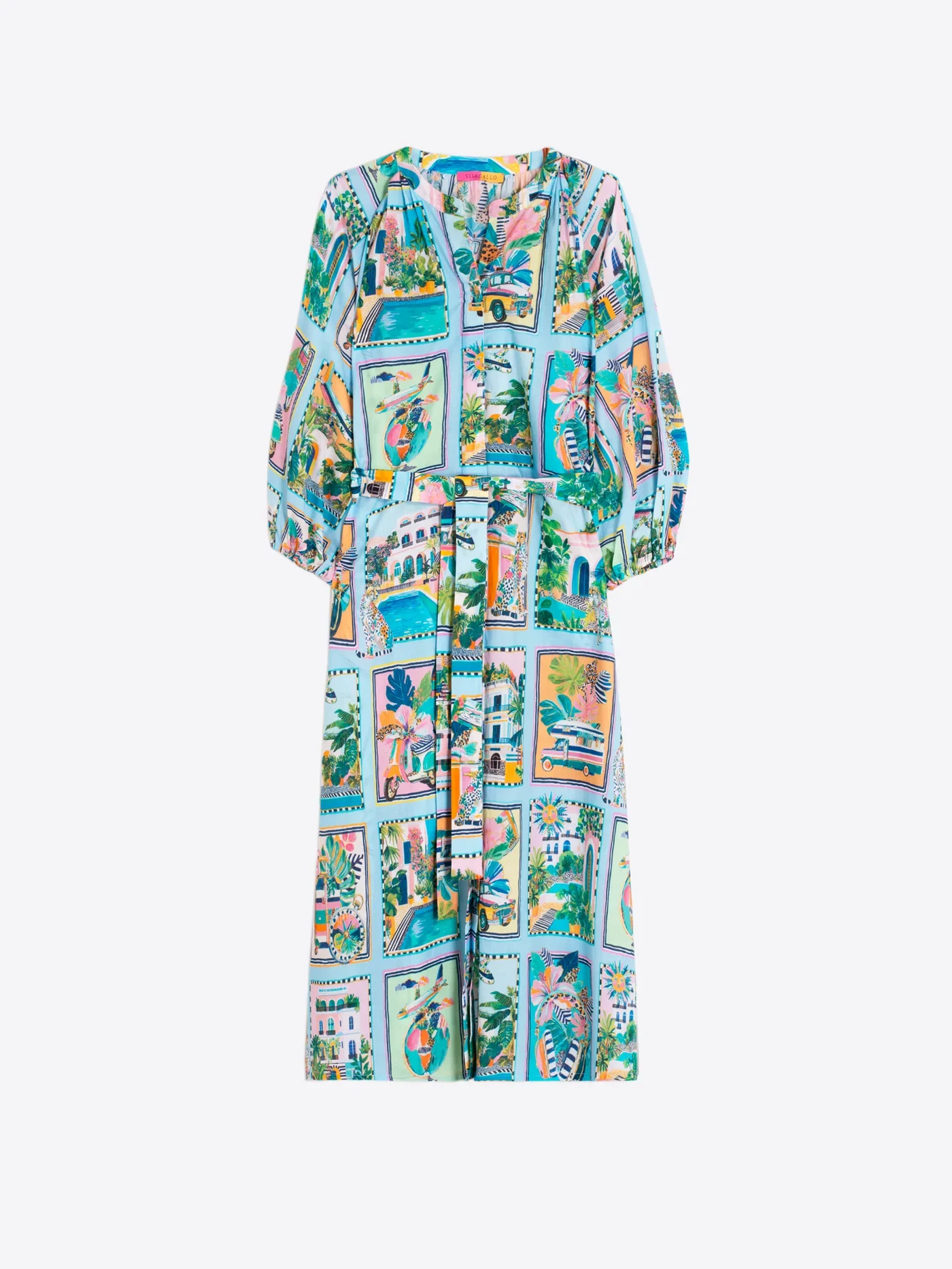 Vilagallo_Turquoise_Tropical_Scenes_Print_Dress_Vuete_Sole_Vestido_3.webp