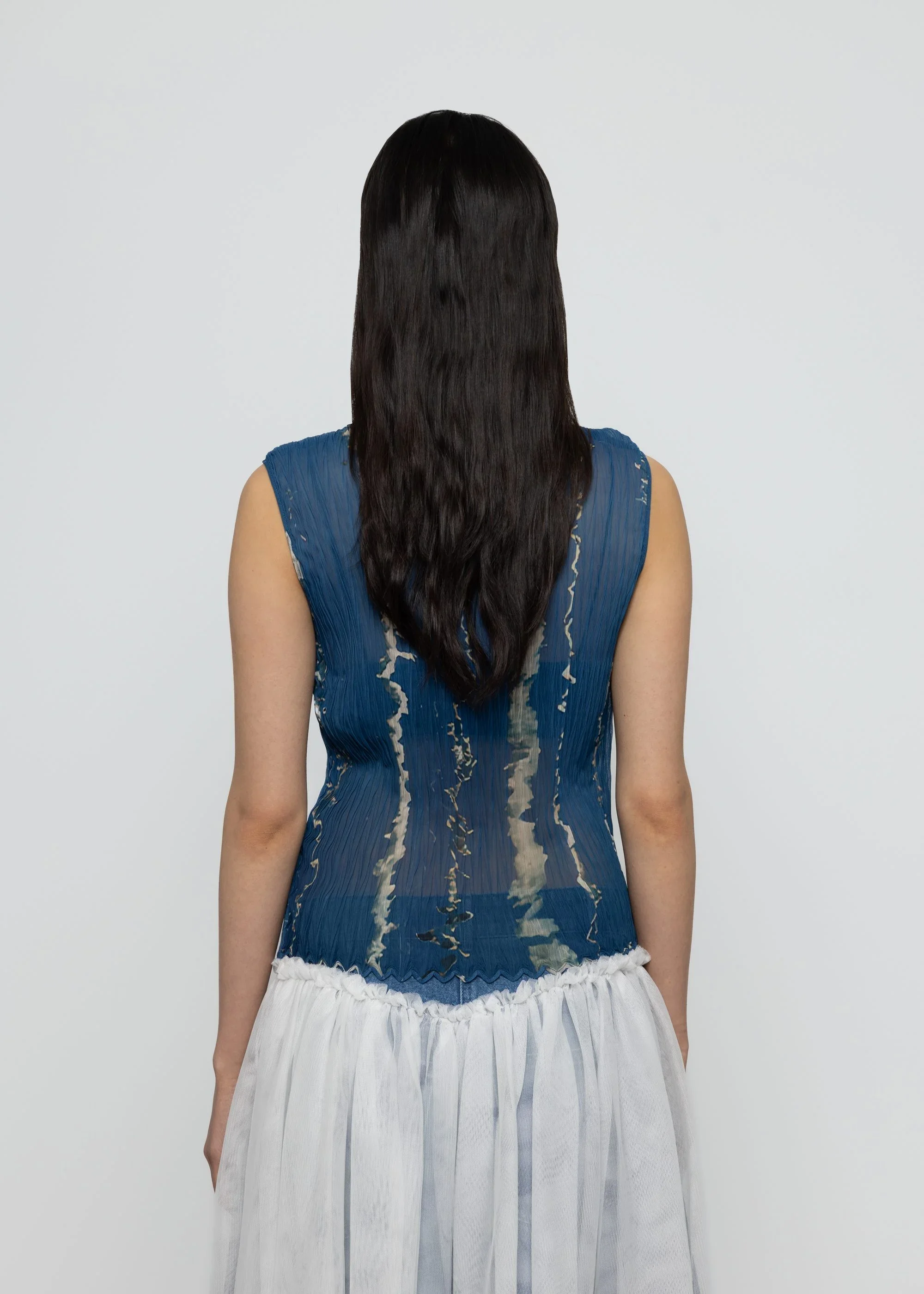 Esthe_Chiffon_Pleated_Sleeveless_Blouse_Top_Water_Reflection_Print_3.webp