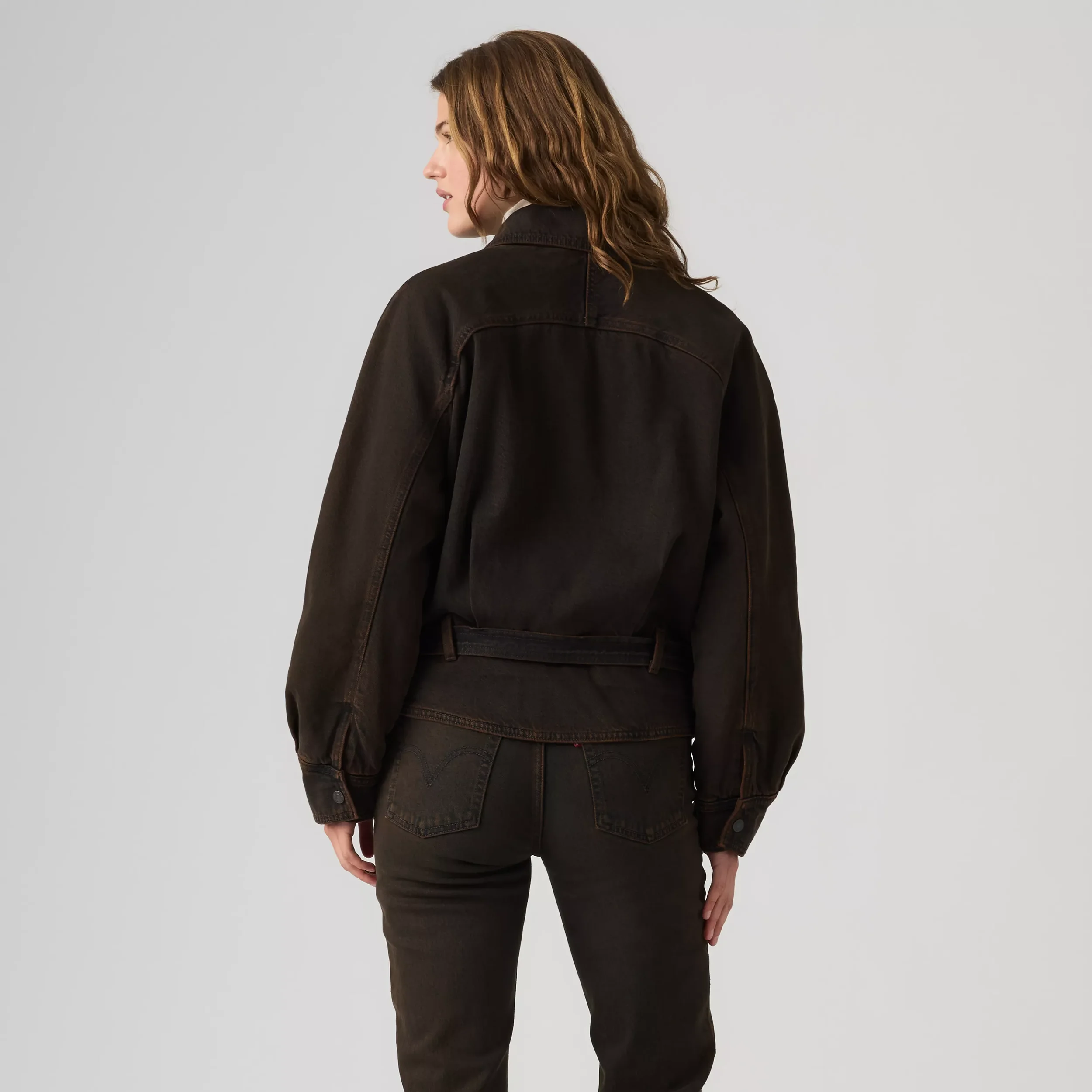 WT_0088X-0001_Levi's_80s_Bomber_Jacket_Over_a_Cup_Brown_Denim_Trucker_Zip_Moto_Jacket_3.webp