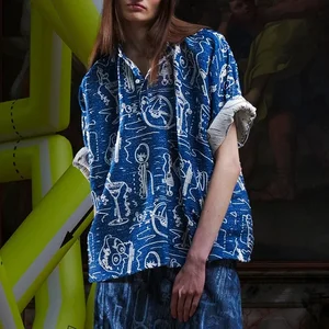 Henrik Vibskov Square Shirt Navy — Aggregate Supply