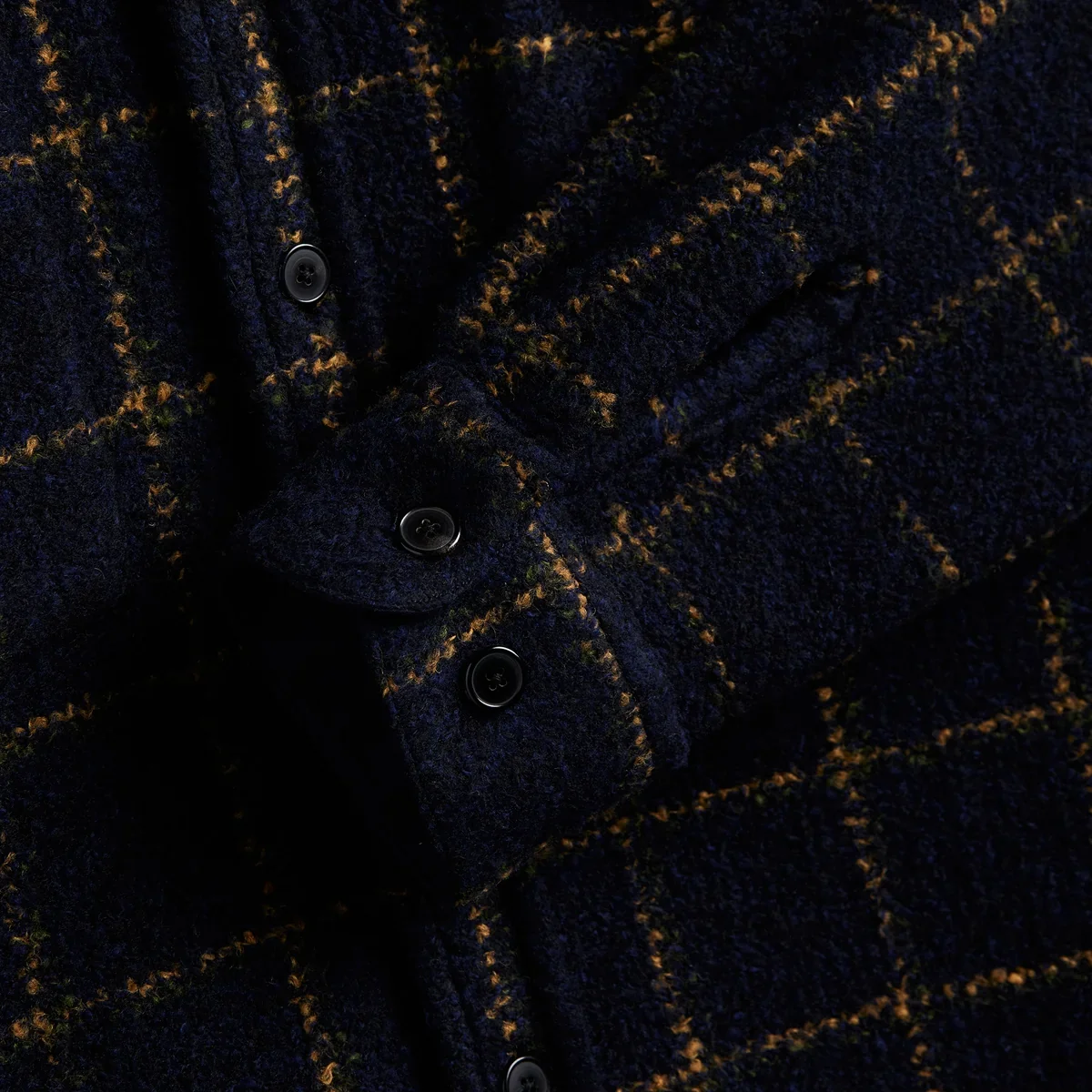 Portuguese_Flannel_Vega_Overshirt_Boucle_Navy_Gold_Grid_Windowpane_Wool_3.webp