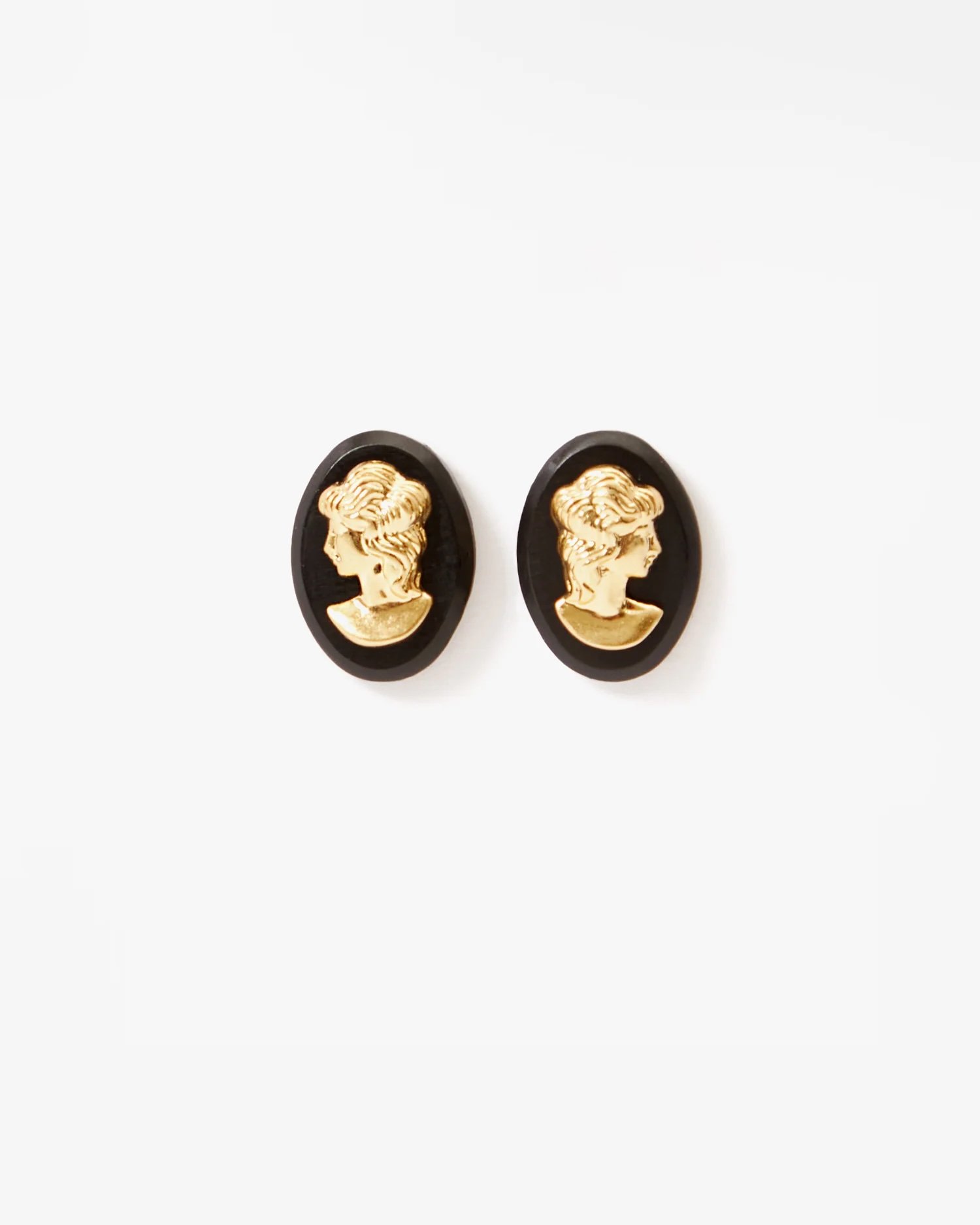 Clare_V._Cameo_Stud_Earrings_Black_Gold_1.jpeg