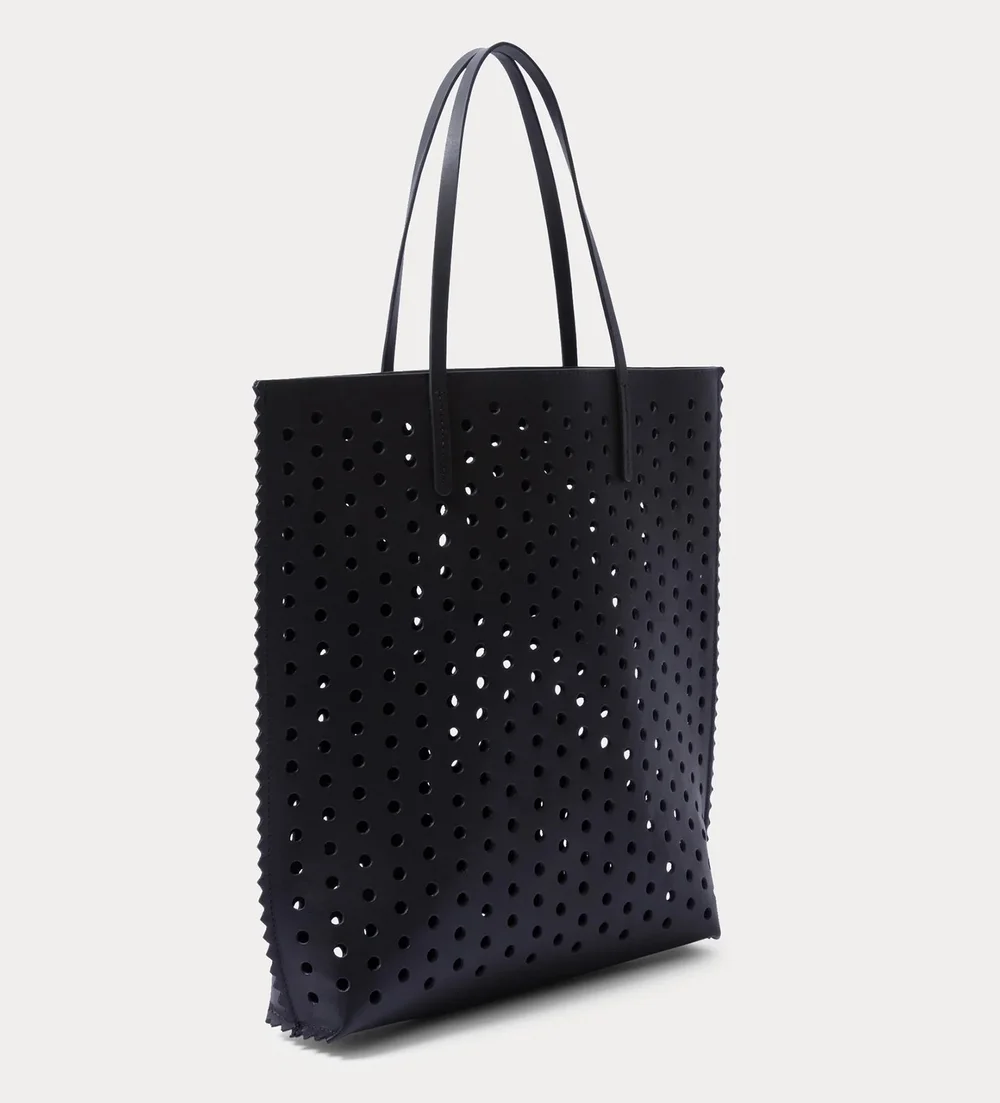 Rachel Comey Ro Tote Black Punch Vachetta — Aggregate Supply