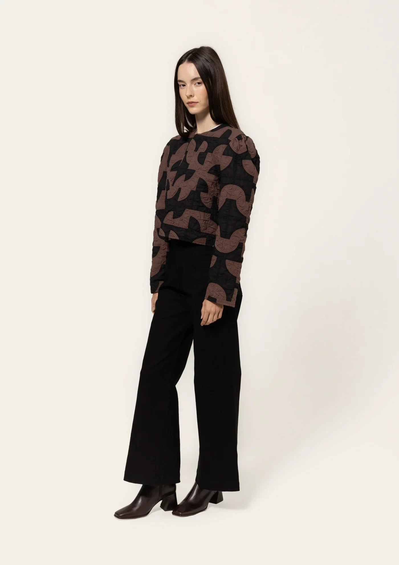 Bel_Kazan_Gloria_Quilted_Jacket_Brown_Black_Geometric_5.webp