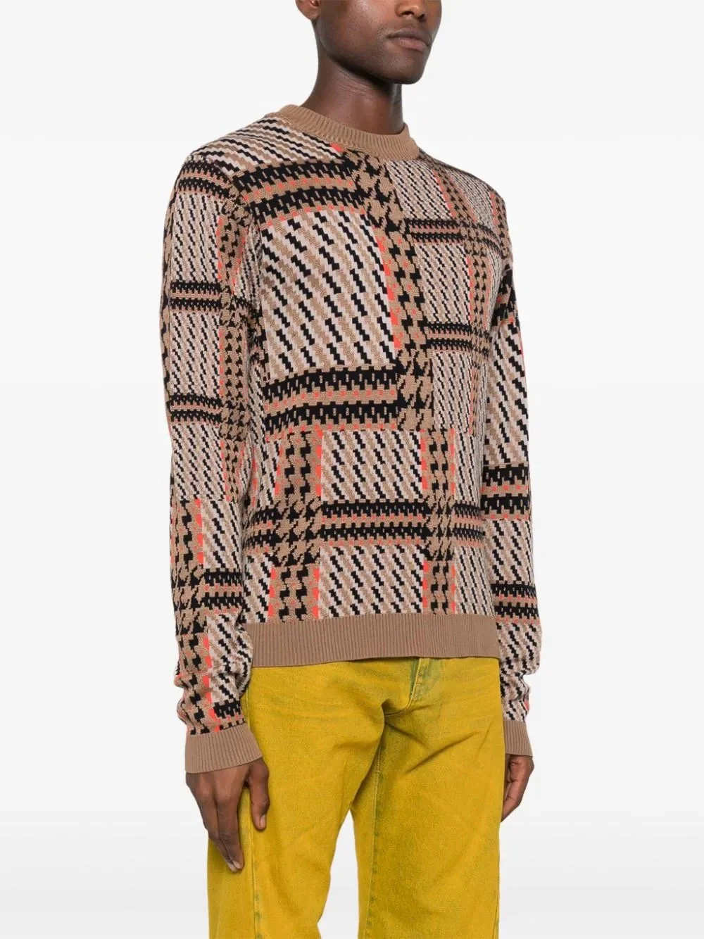 Henrik_Vibskov_Dusk_Knitted_Blouse_Orange_Mixed_Checks_6.jpeg