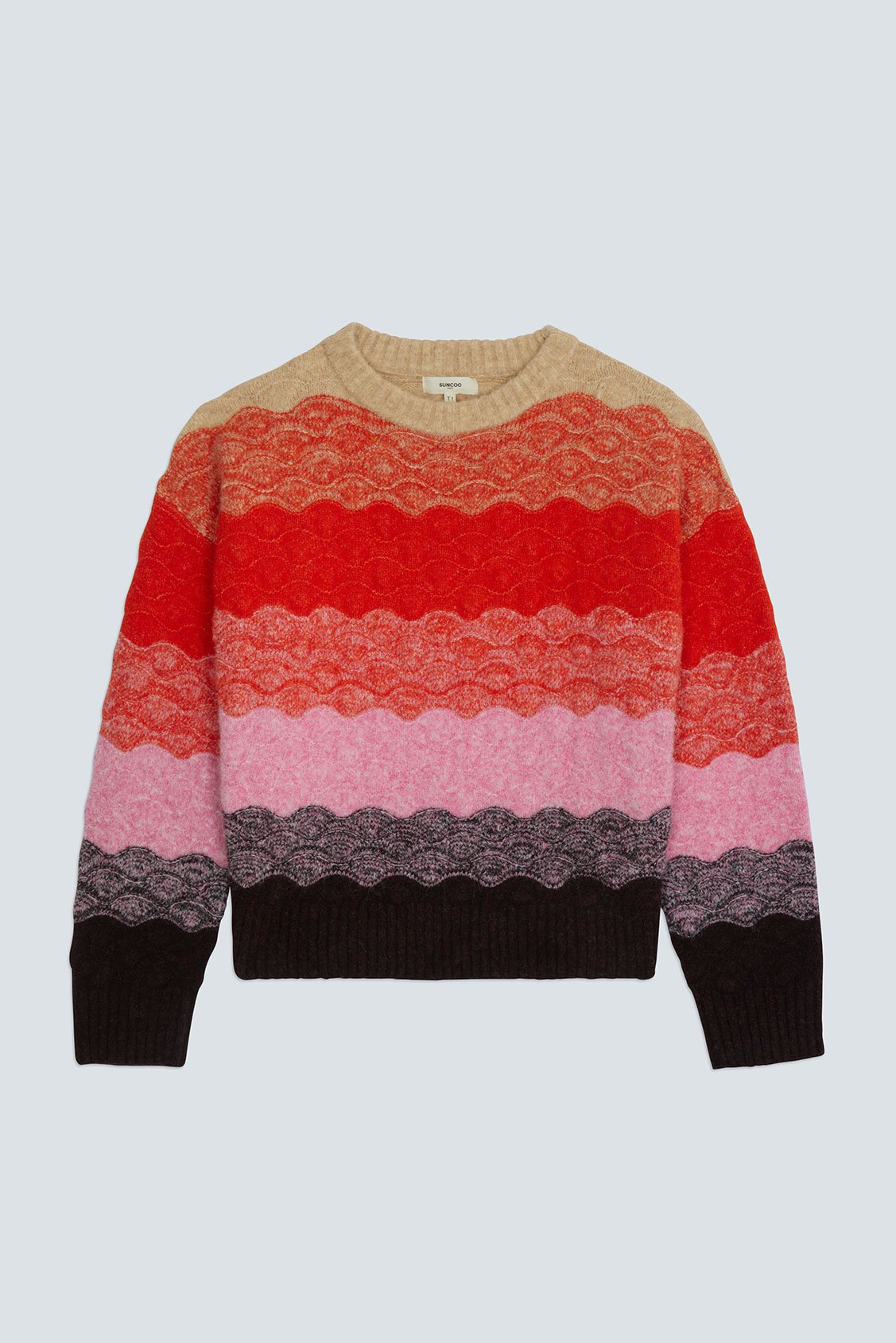 Suncoo_Panayo_Scalloped_Striped_Jumper_Sweater_Orange_5.jpg