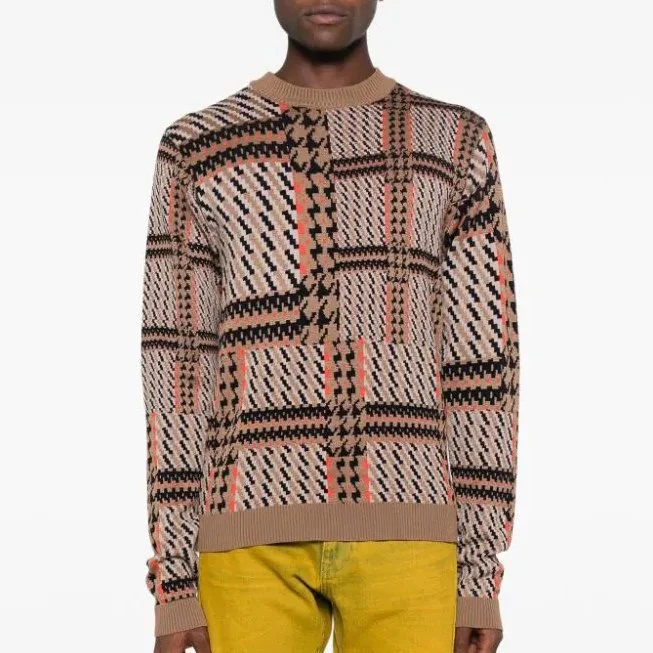 Henrik_Vibskov_Dusk_Knitted_Blouse_Orange_Mixed_Checks_5a.jpg
