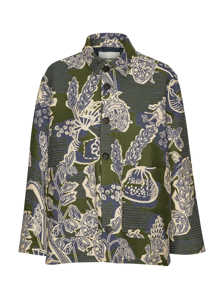 212 henrik vibskov aw22 f317 ジャガード　総柄 Henrik_Vibskov_Wheel_Jacket_Ga