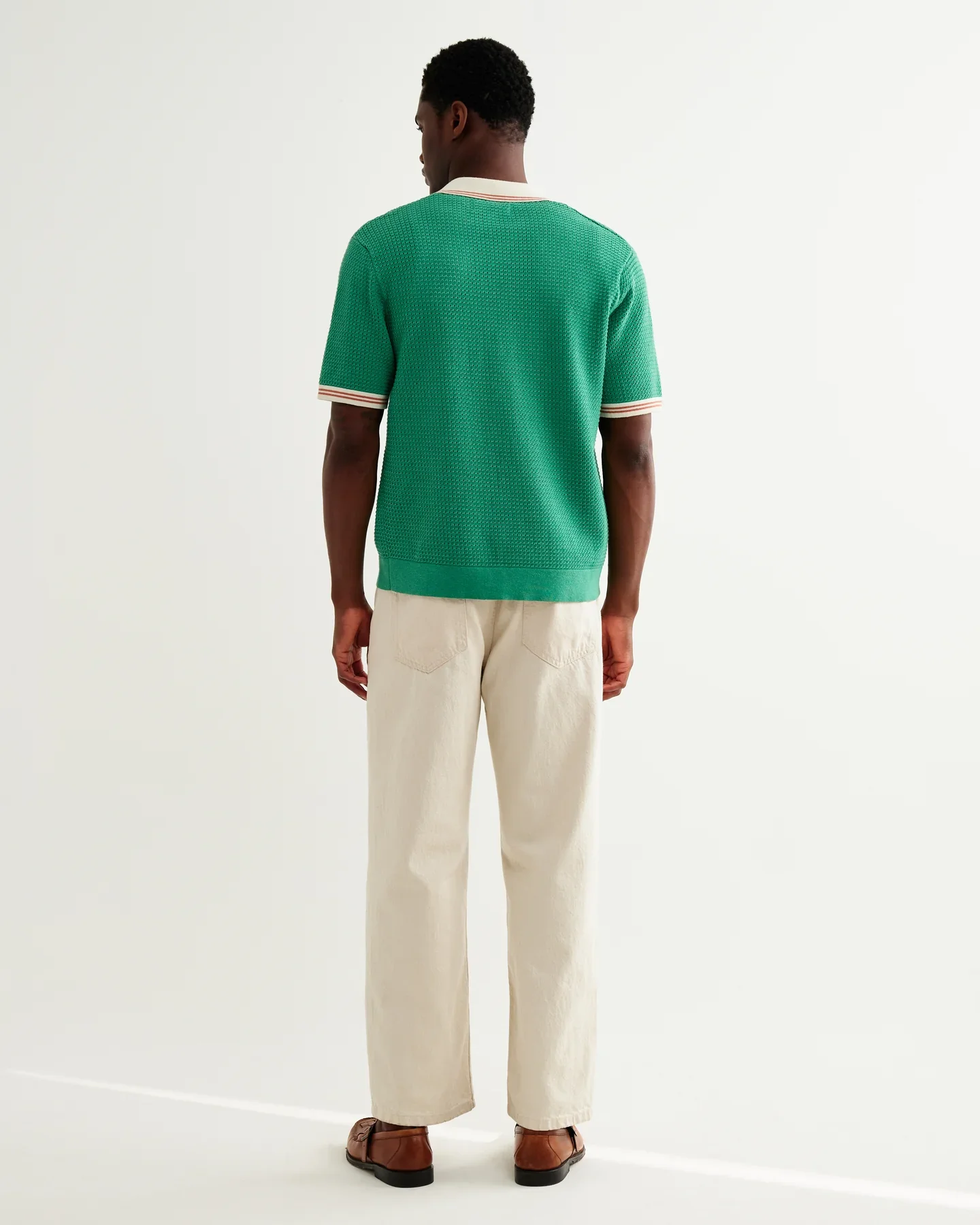 Wax_London_Belle_Polo_Shirt_Tipped_Pointelle_Green_8.webp
