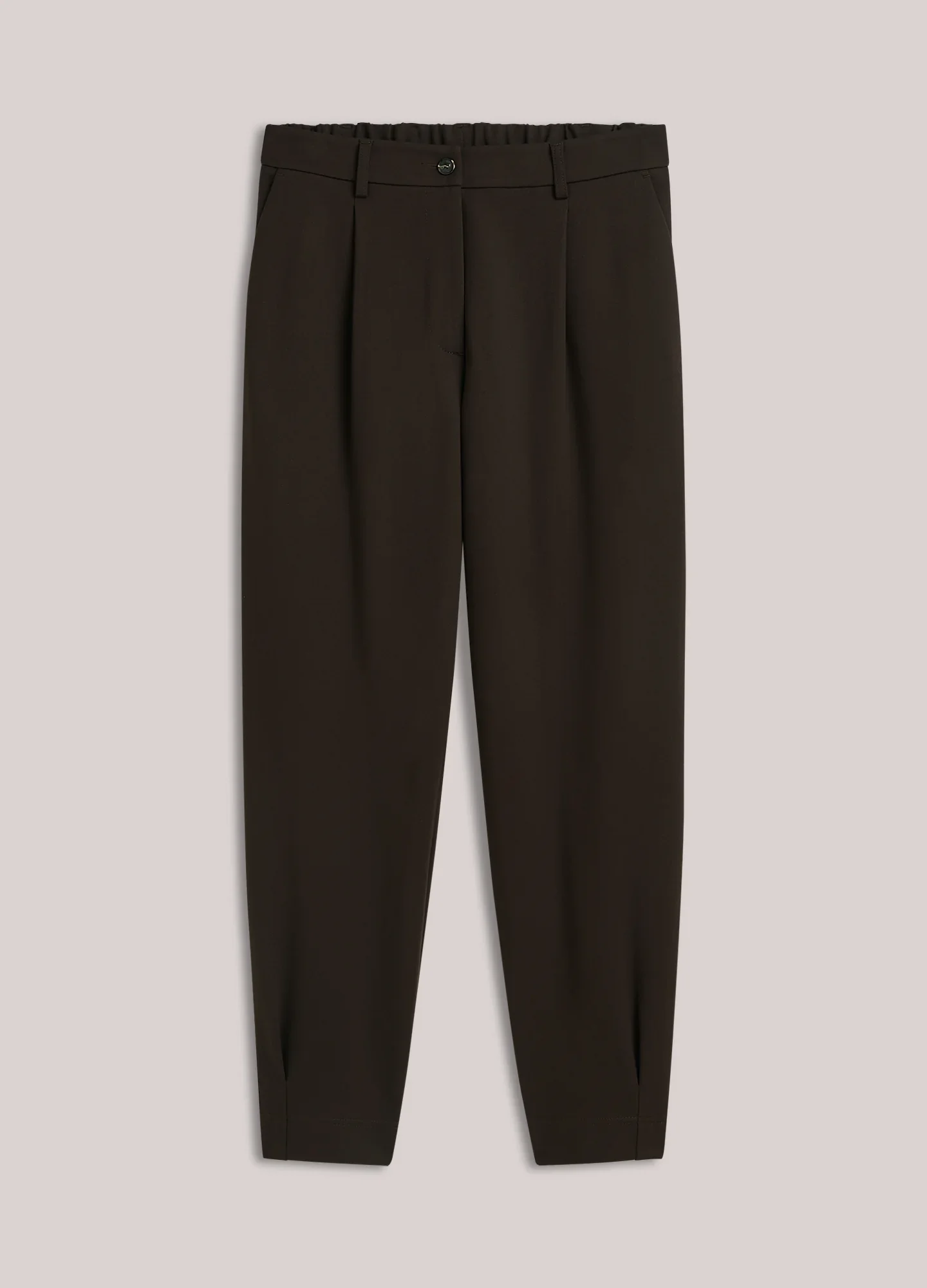 Summum_Tapered_Punto_Milano_Trousers_Chocolate_Brown_4.webp