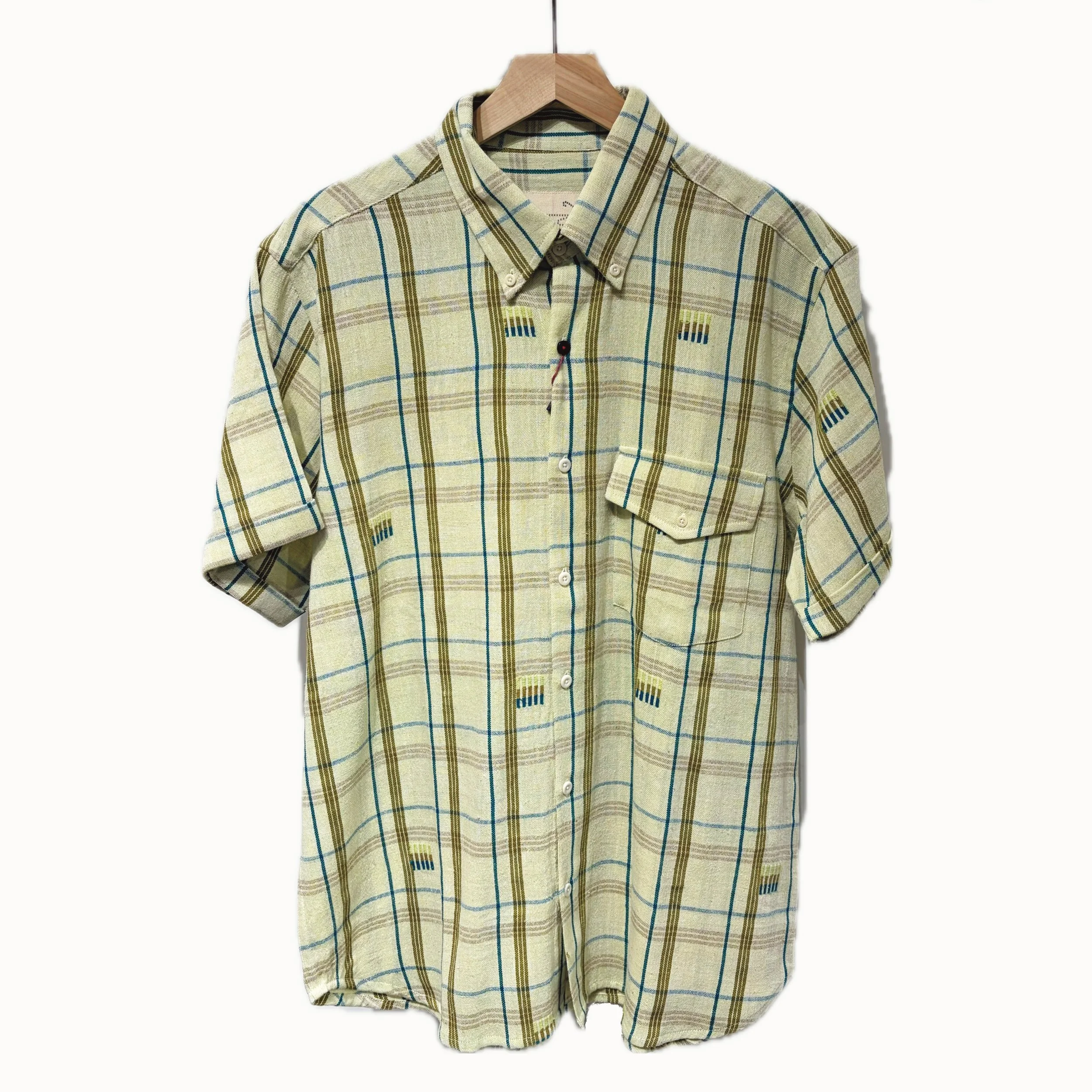 Kardo_Ron_Shirt_Woven_Ikat_Plaid_Lemon_Yellow_.jpg