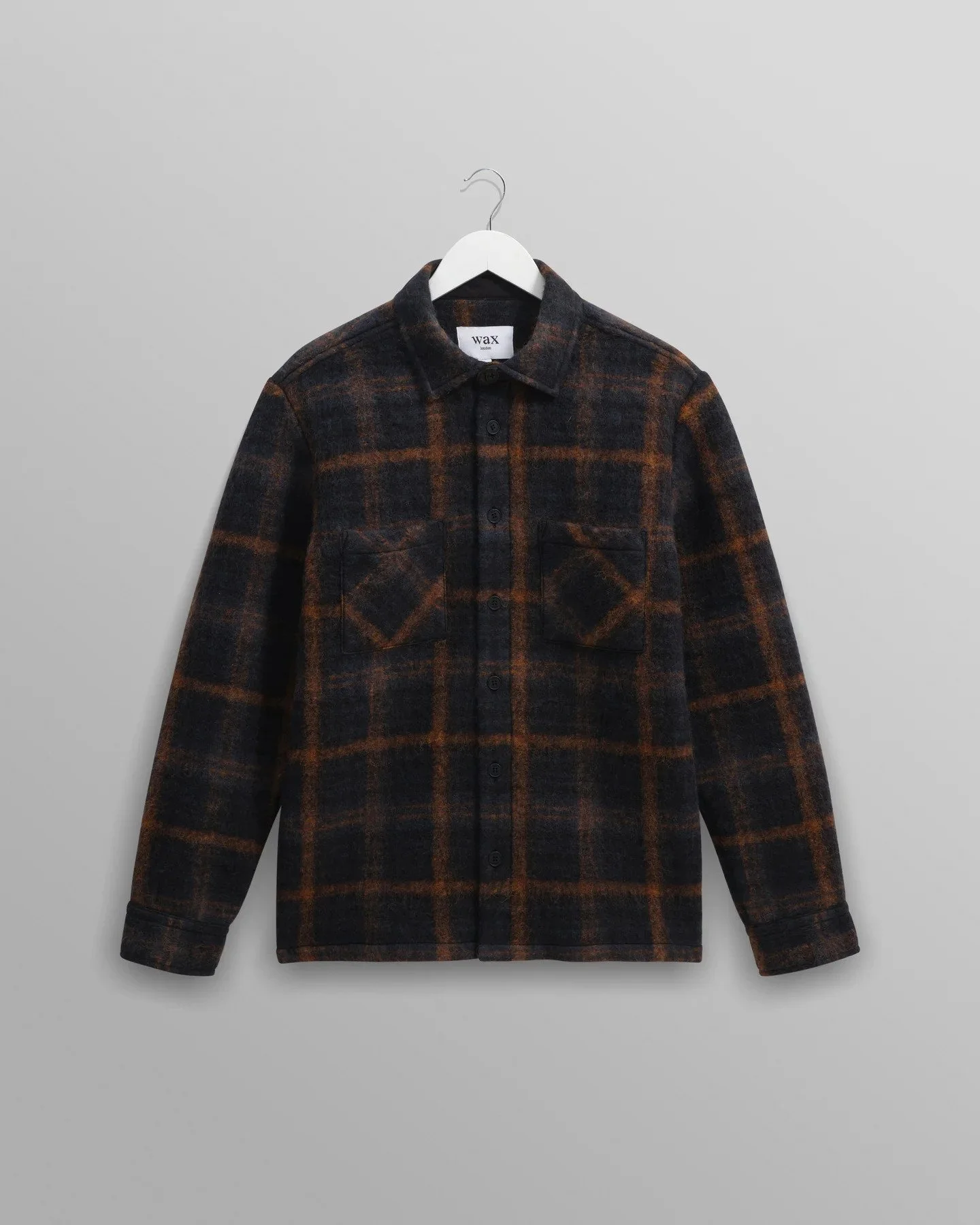 Wax_London_Whiting_Overshirt_Teal_Orange_Drawn_Check_Wool_1.jpg
